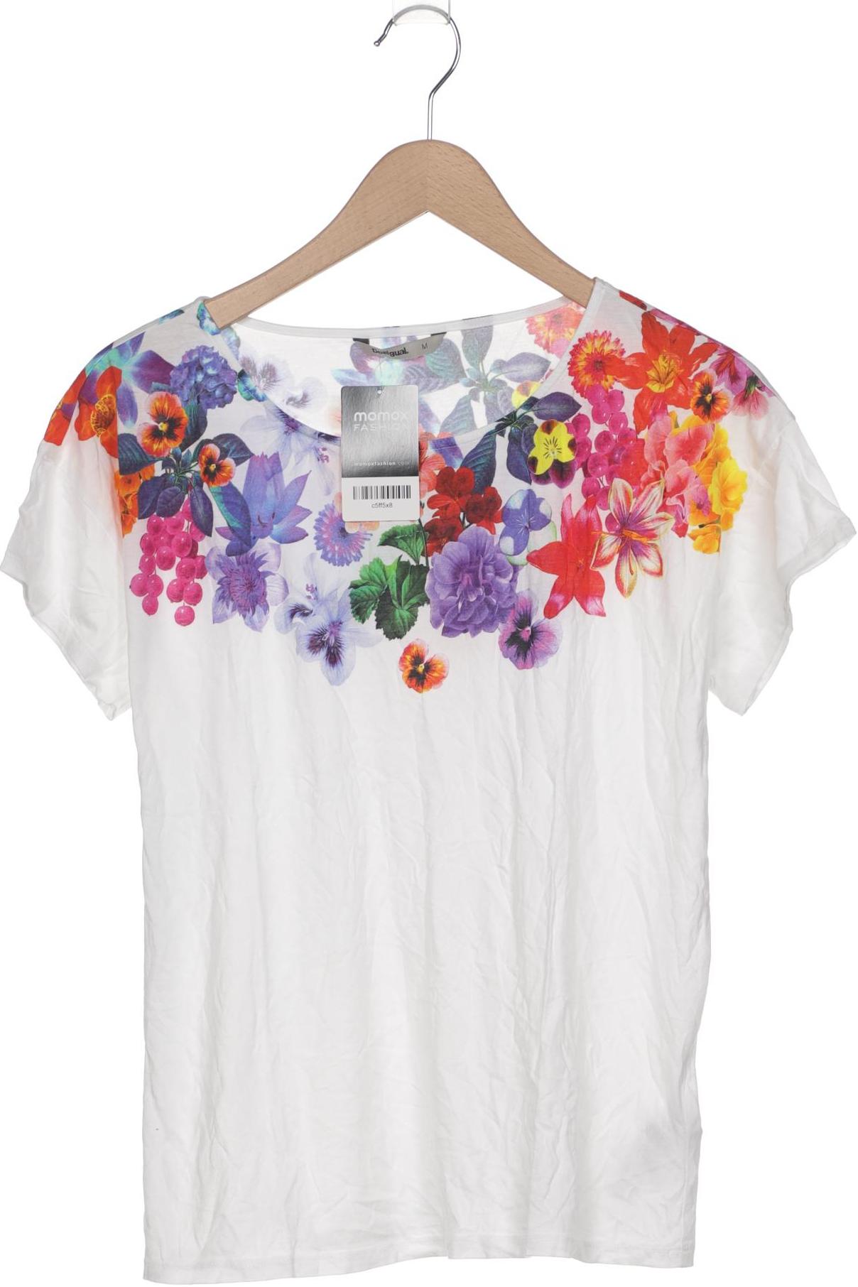 

Desigual Damen T-Shirt, weiß, Gr. 38