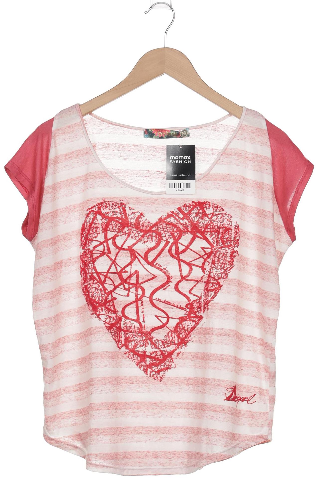 

Desigual Damen T-Shirt, rot, Gr. 38