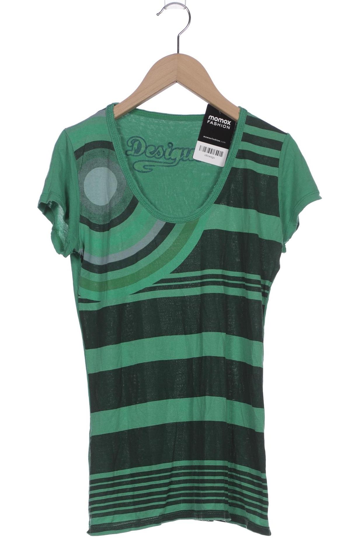 

Desigual Damen T-Shirt, grün, Gr. 38