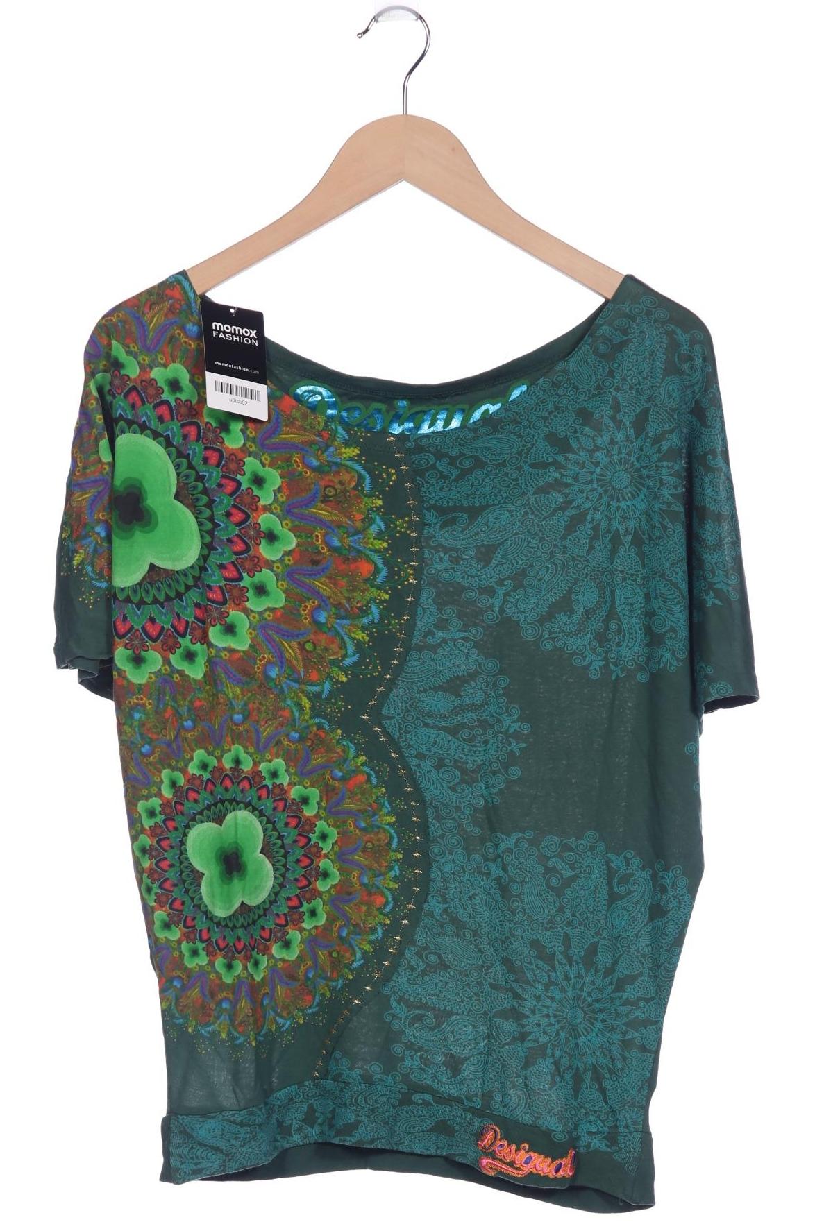 

Desigual Damen T-Shirt, grün, Gr. 36