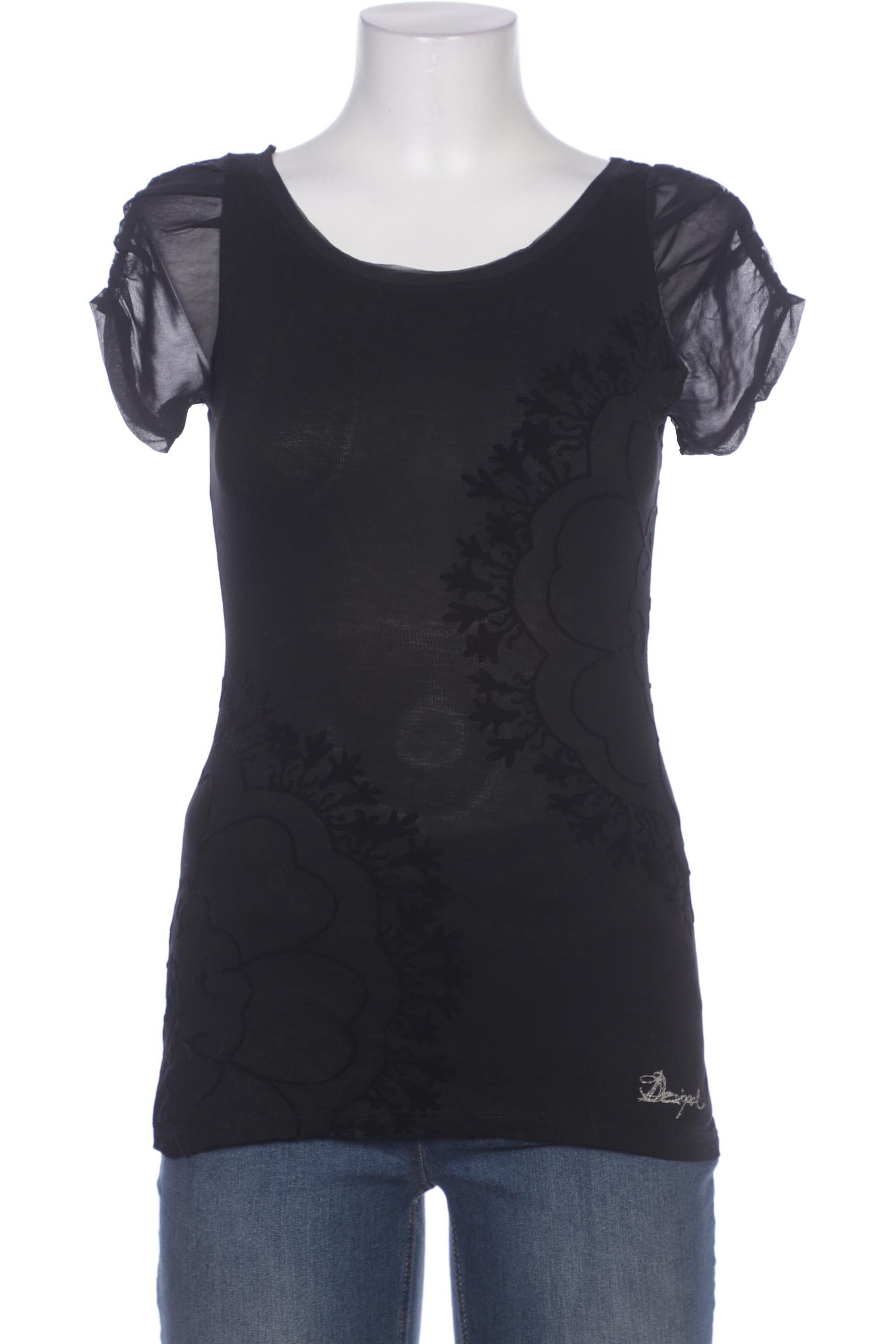

Desigual Damen T-Shirt, schwarz, Gr. 38