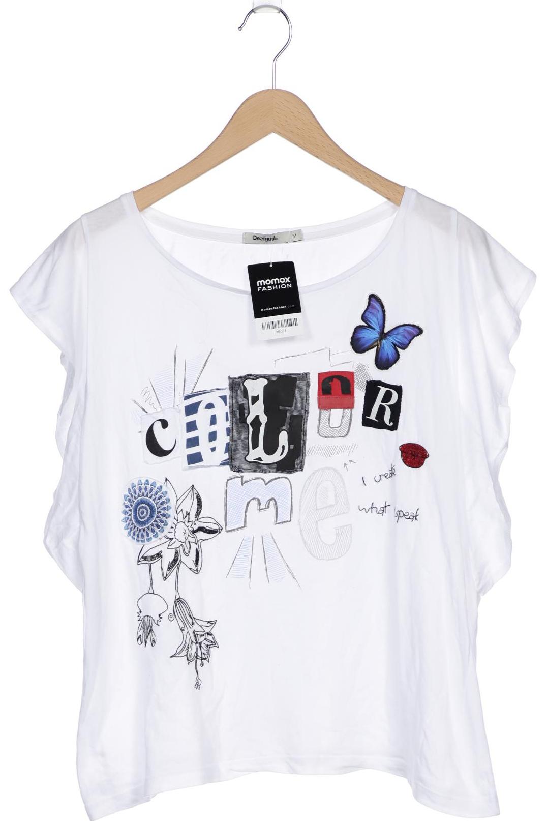 

Desigual Damen T-Shirt, weiß, Gr. 38