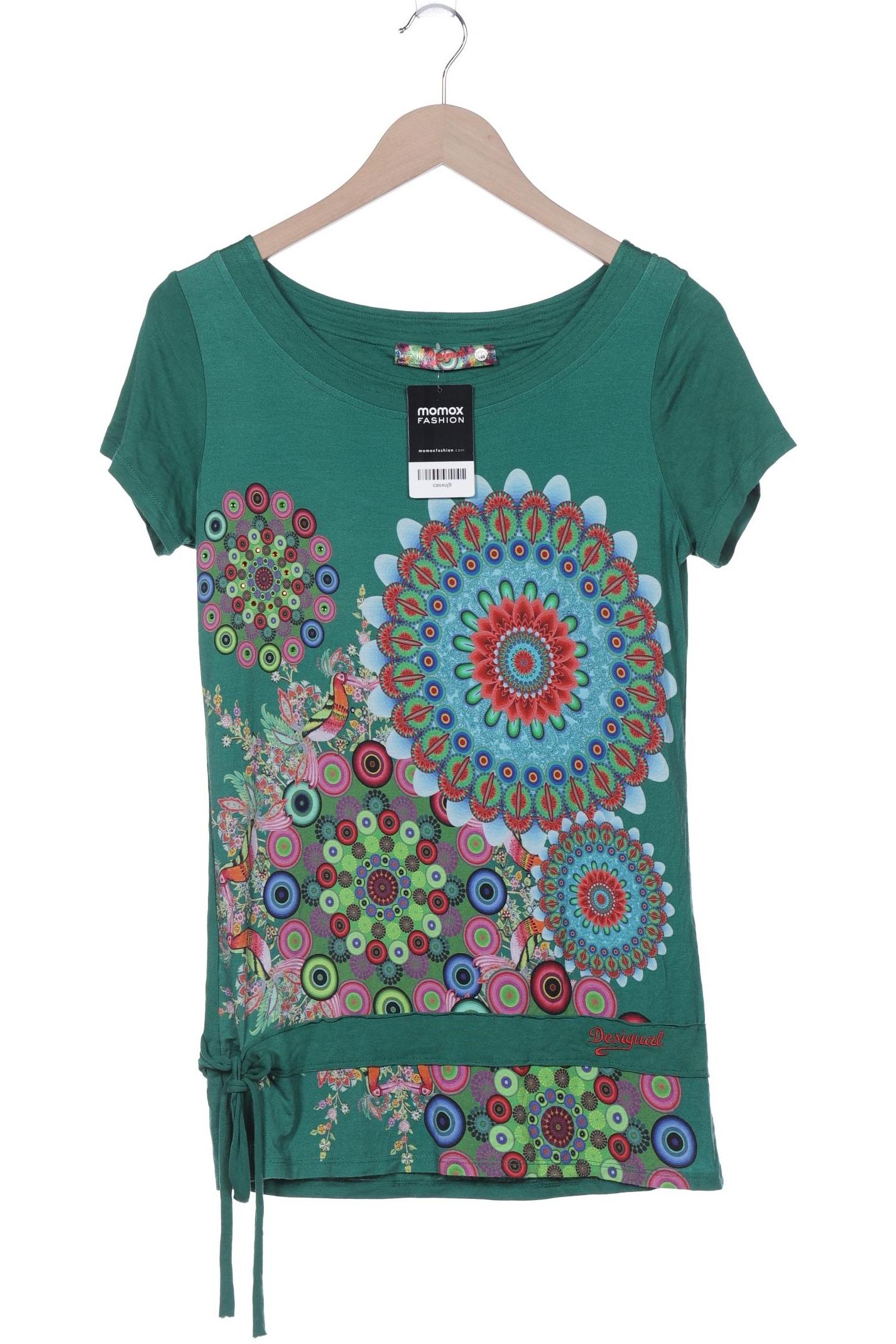 

Desigual Damen T-Shirt, grün, Gr. 38