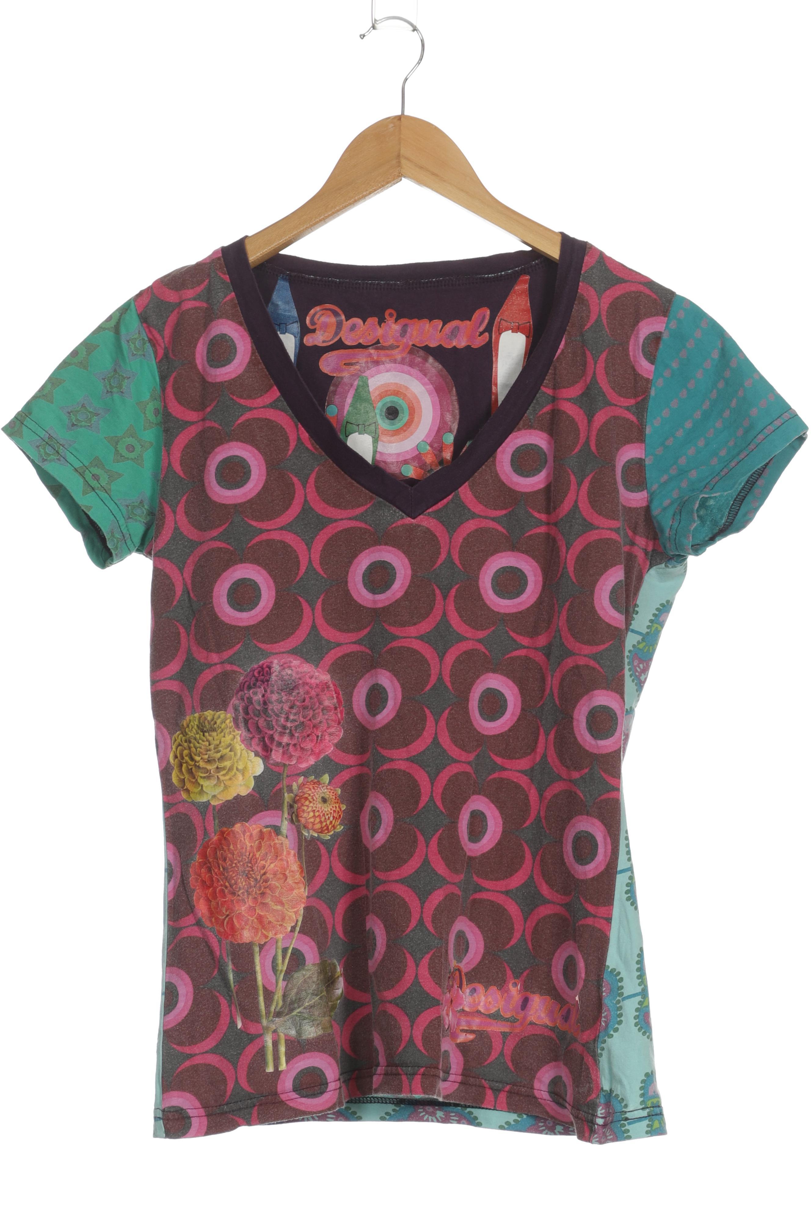 

Desigual Damen T-Shirt, mehrfarbig, Gr. 42