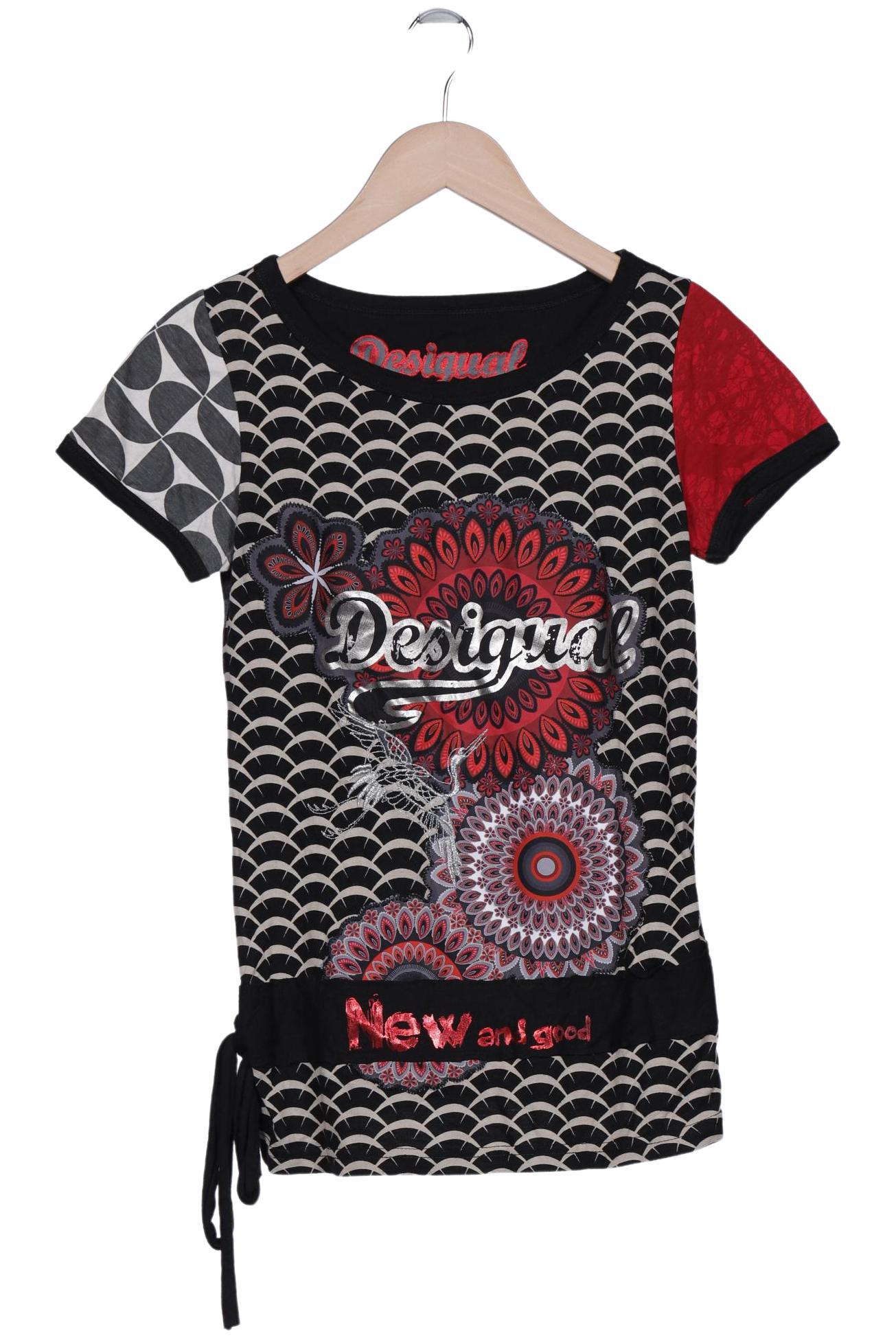 

Desigual Damen T-Shirt, schwarz, Gr. 36