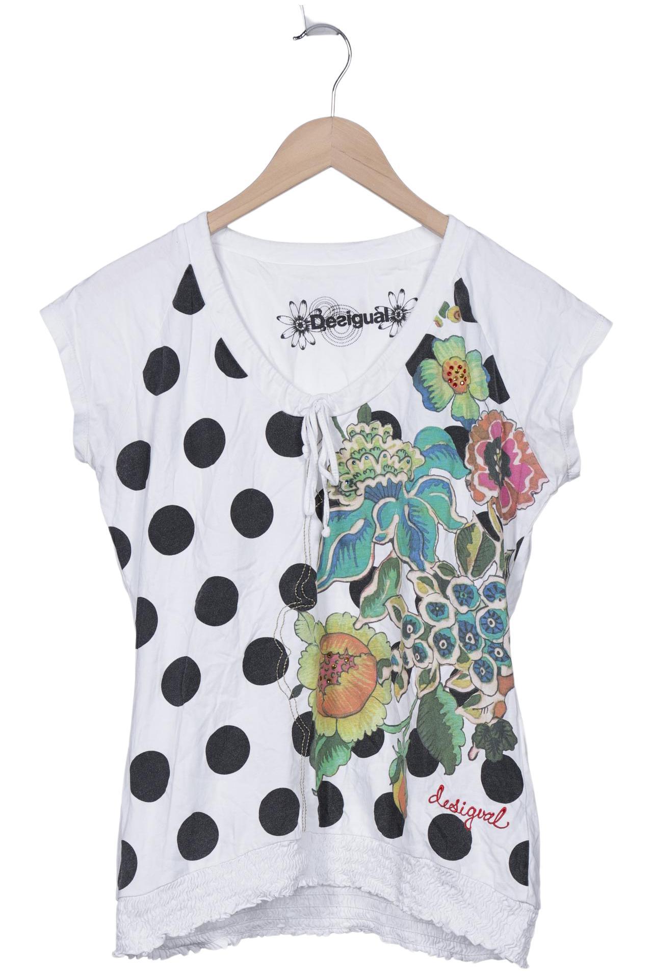 

Desigual Damen T-Shirt, weiß, Gr. 44