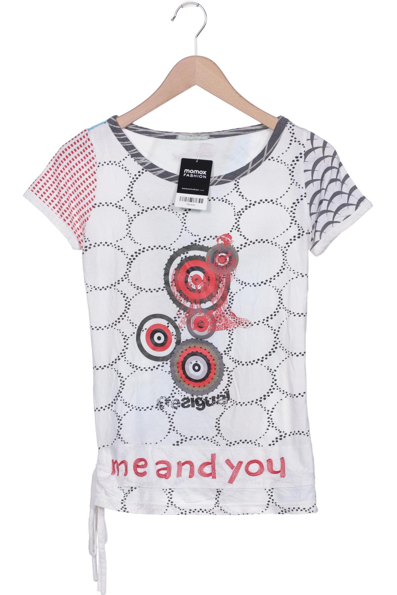 

Desigual Damen T-Shirt, weiß, Gr. 36