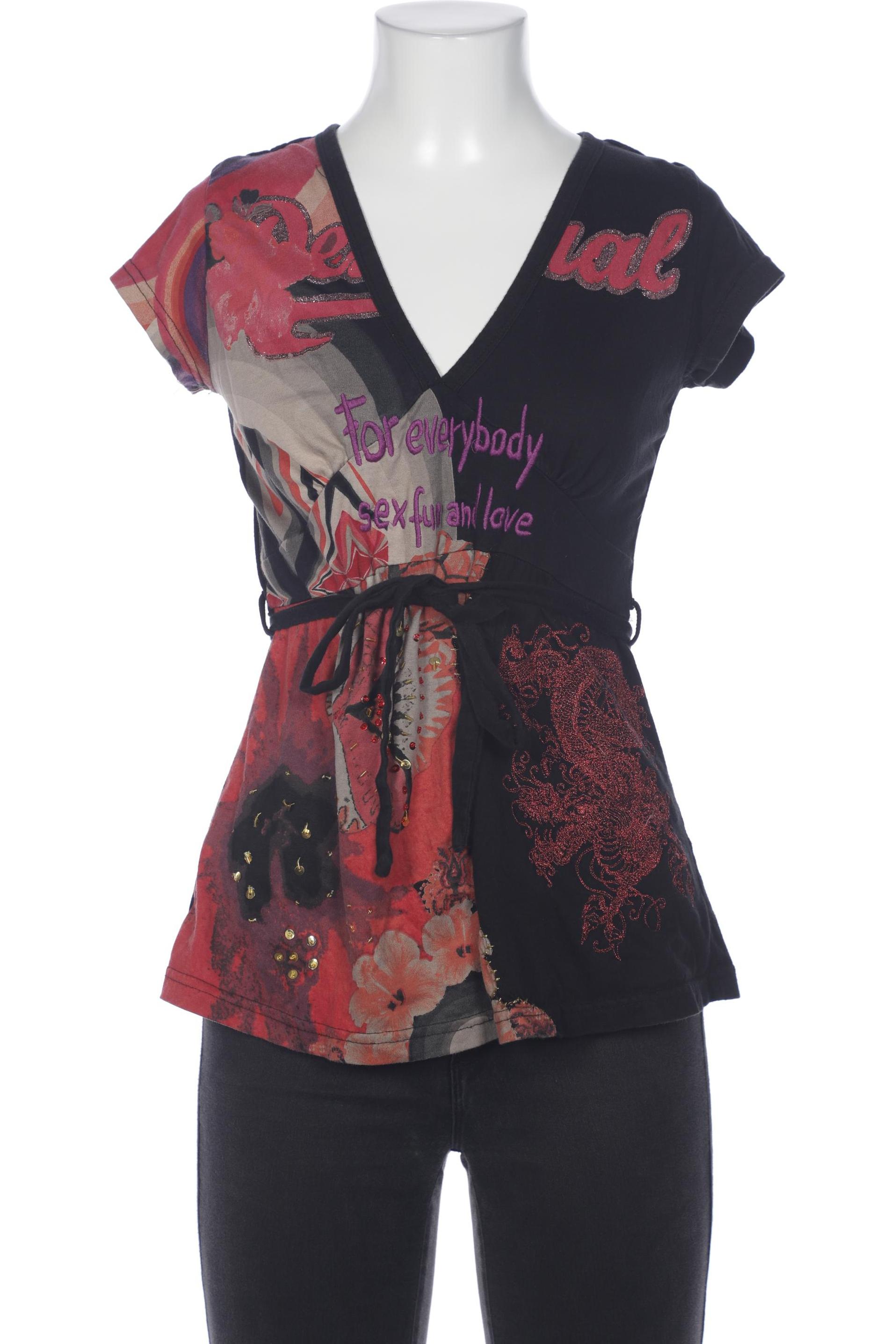 

Desigual Damen T-Shirt, schwarz