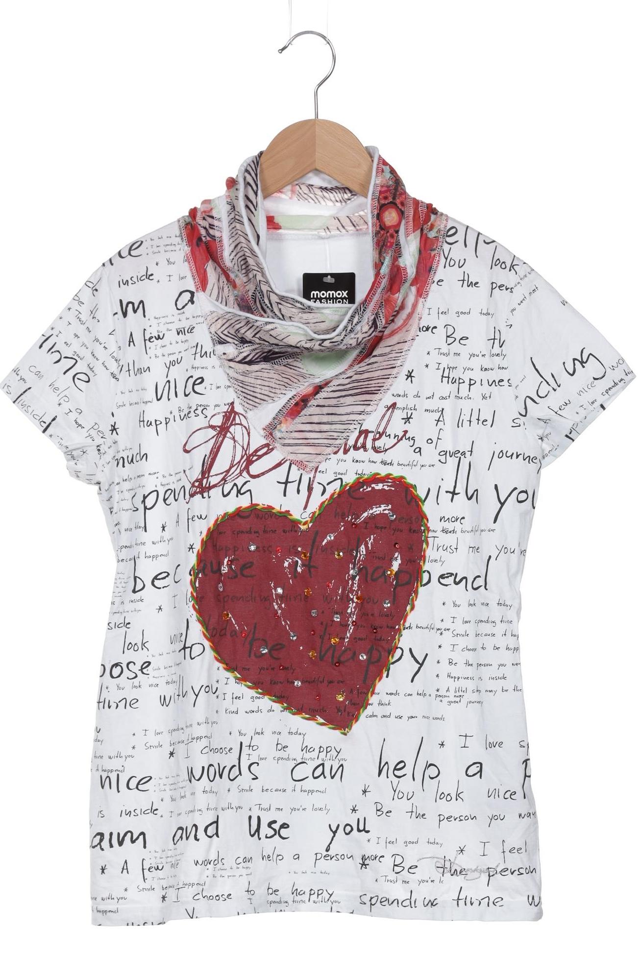 

Desigual Damen T-Shirt, weiß, Gr. 44