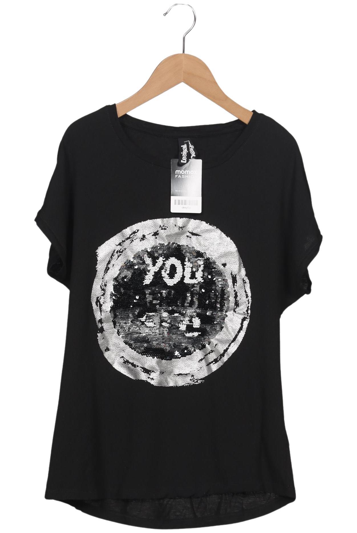 

Desigual Damen T-Shirt, schwarz, Gr. 38