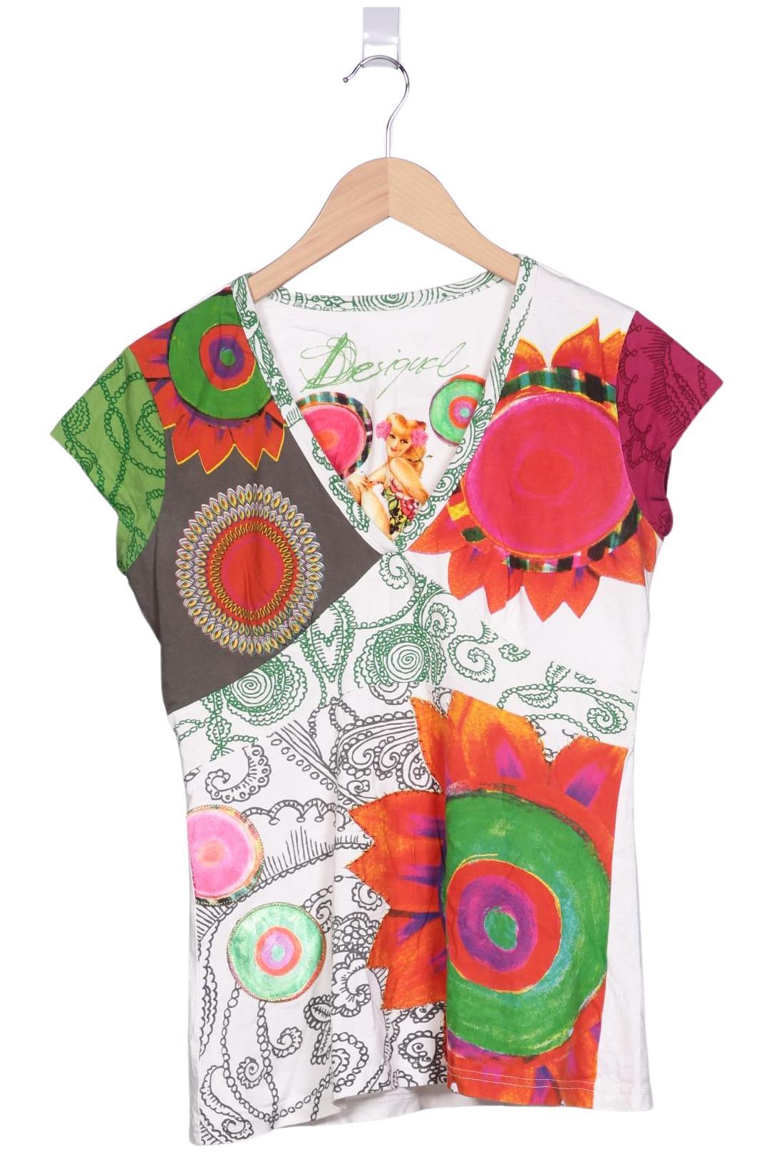 

Desigual Damen T-Shirt, mehrfarbig, Gr. 42