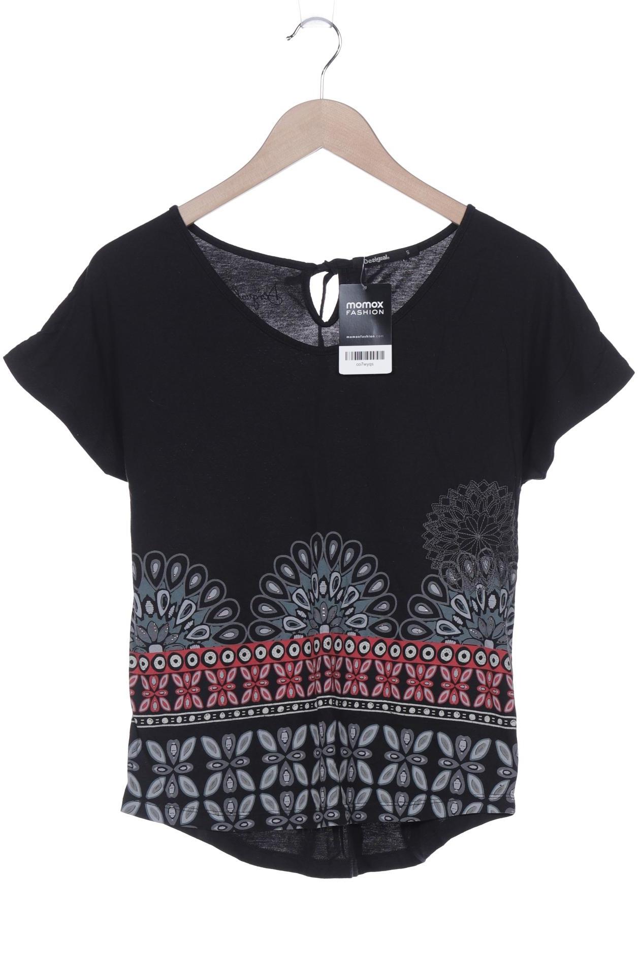 

Desigual Damen T-Shirt, schwarz, Gr. 36
