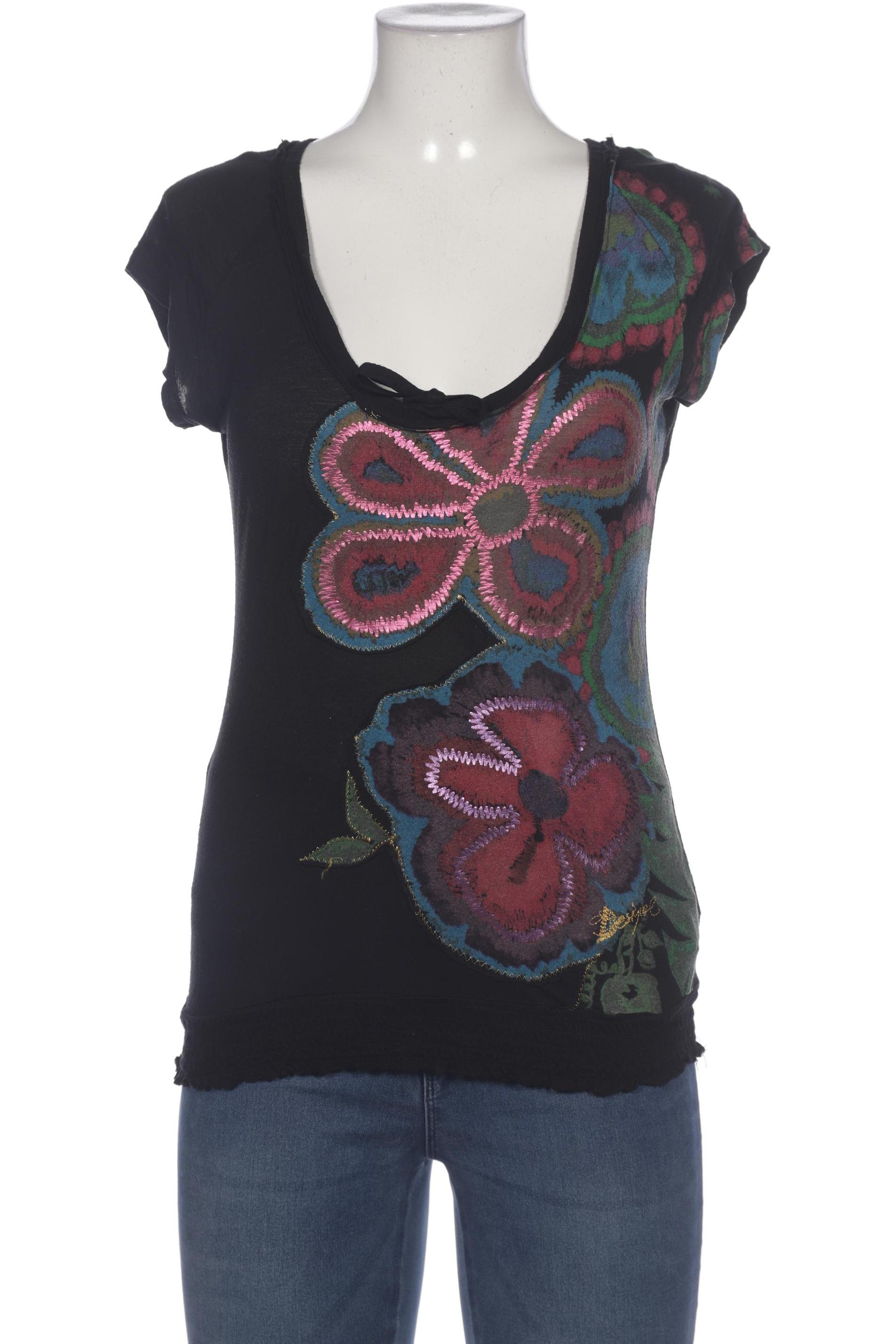

Desigual Damen T-Shirt, schwarz, Gr. 38