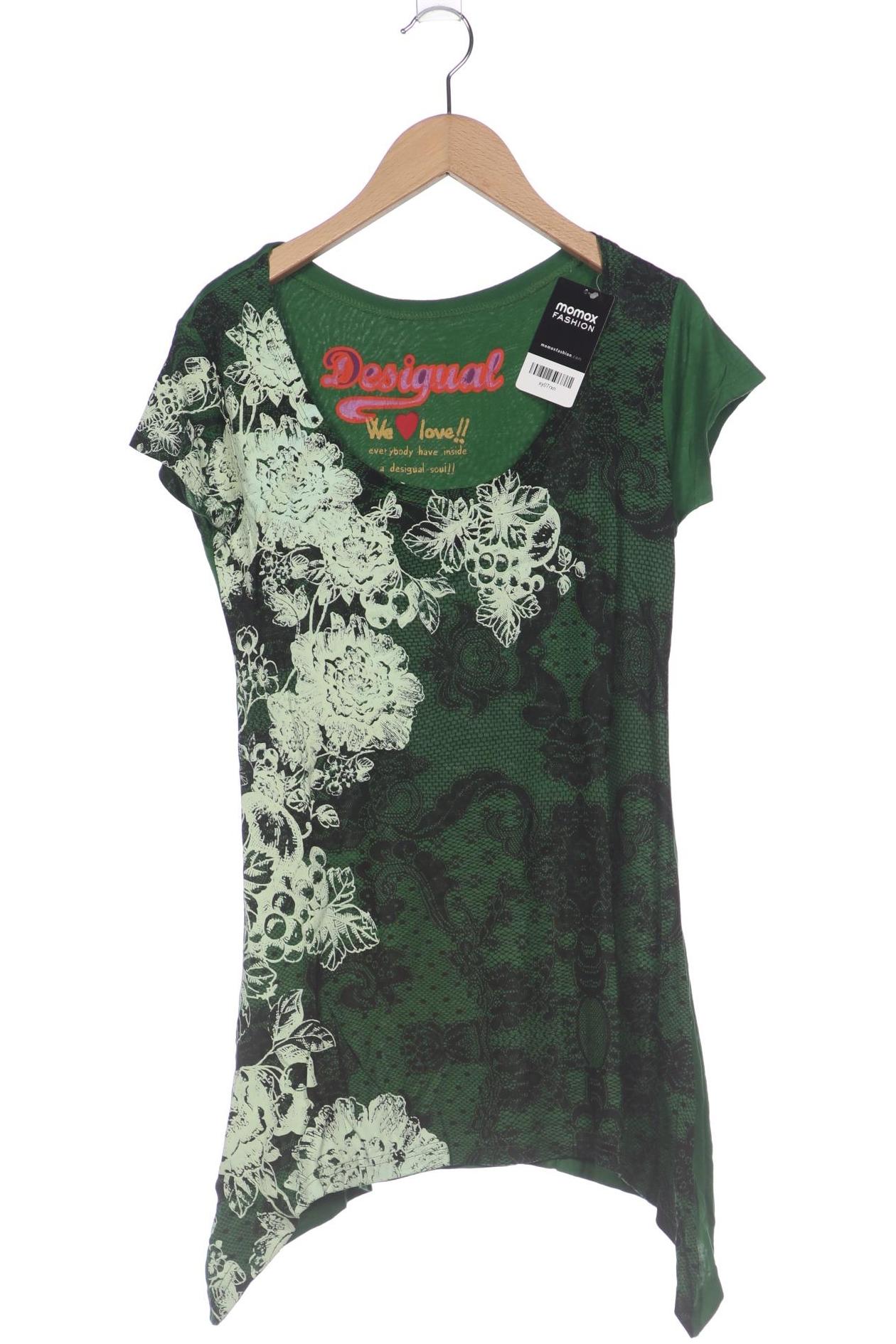 

Desigual Damen T-Shirt, grün, Gr. 34