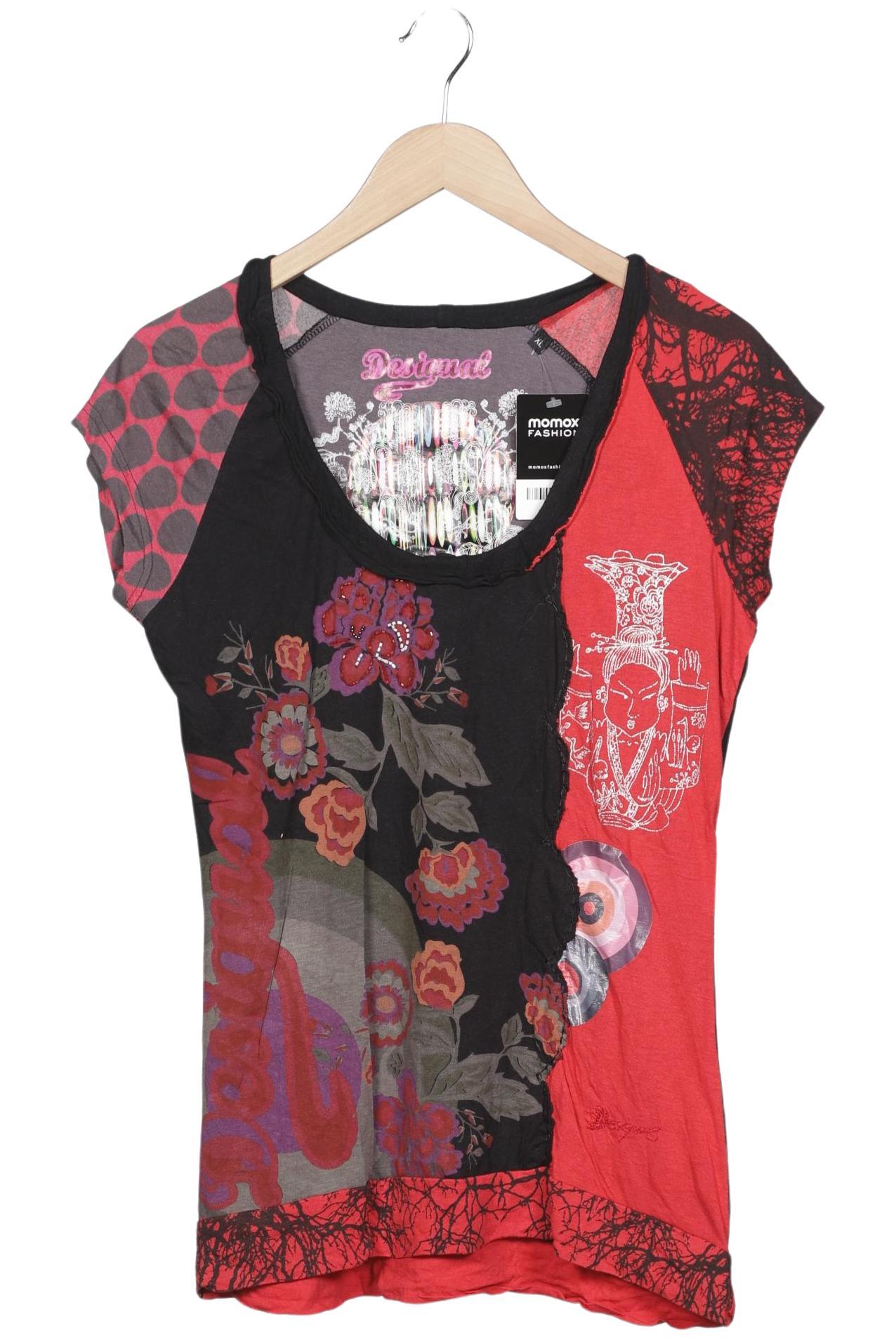 

Desigual Damen T-Shirt, mehrfarbig, Gr. 44