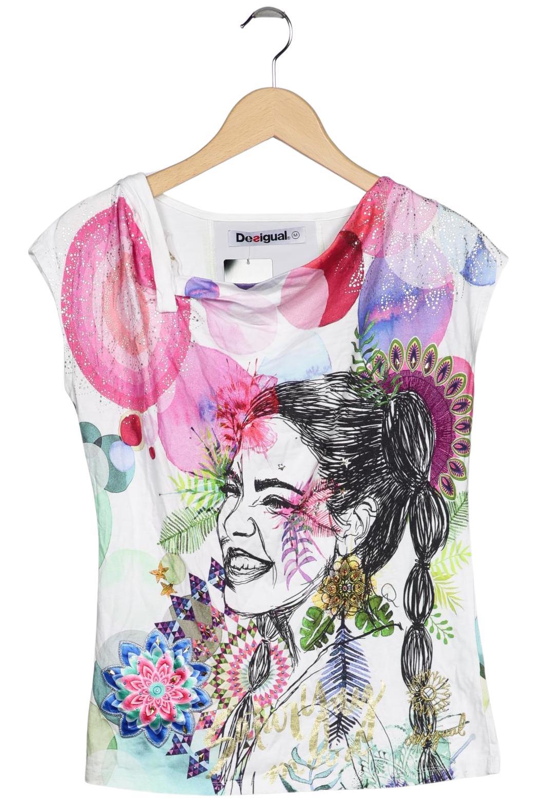 

Desigual Damen T-Shirt, mehrfarbig, Gr. 38
