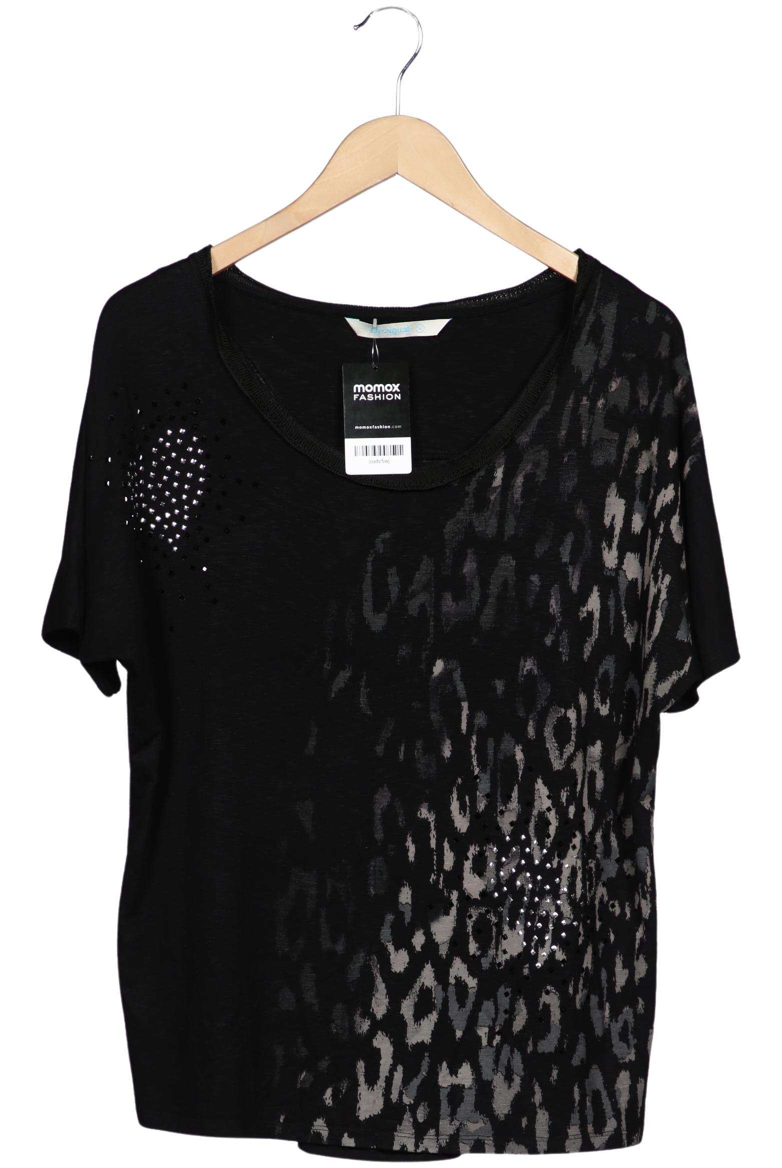 

Desigual Damen T-Shirt, schwarz, Gr. 38