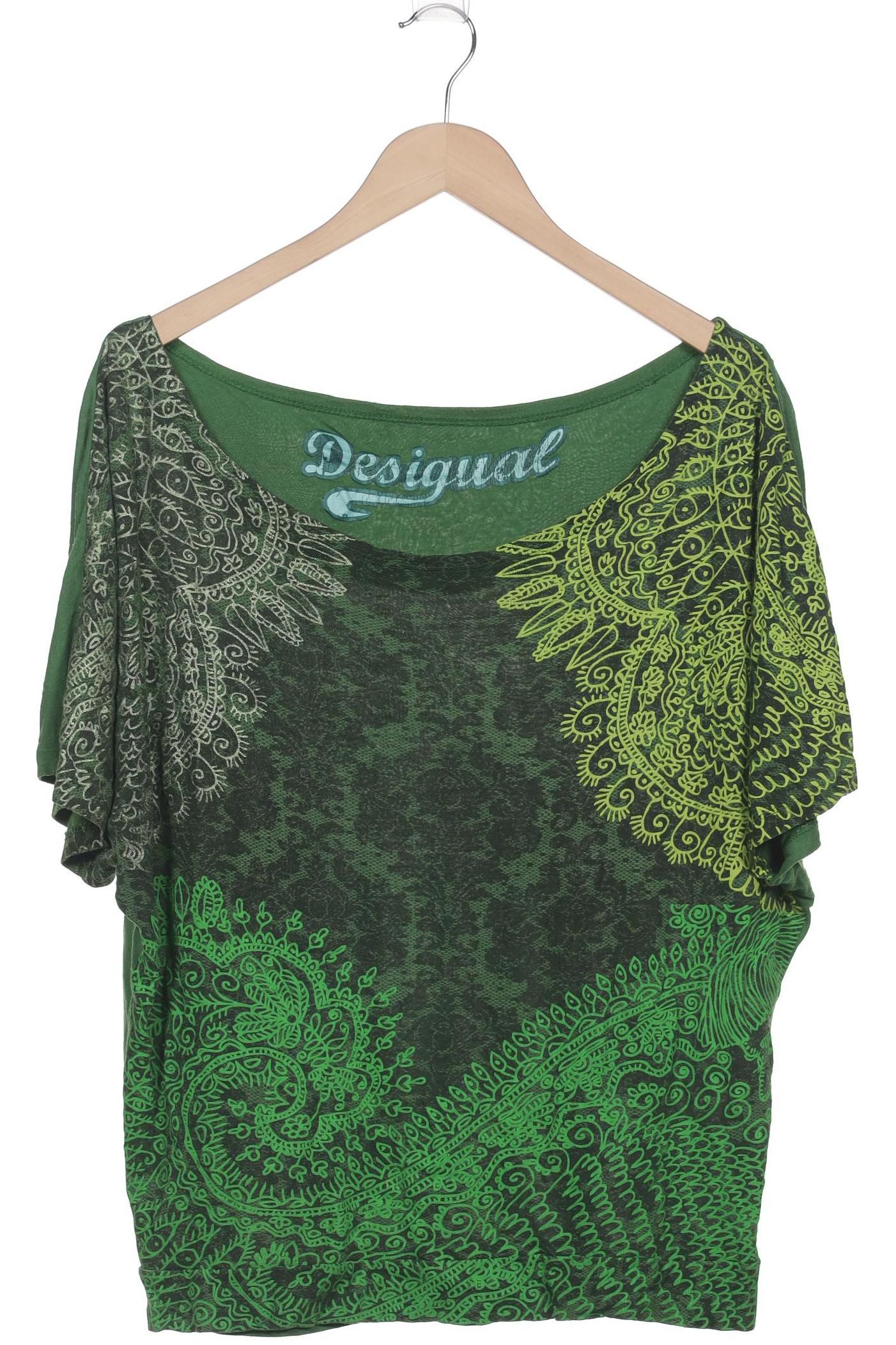 

Desigual Damen T-Shirt, grün, Gr. 42