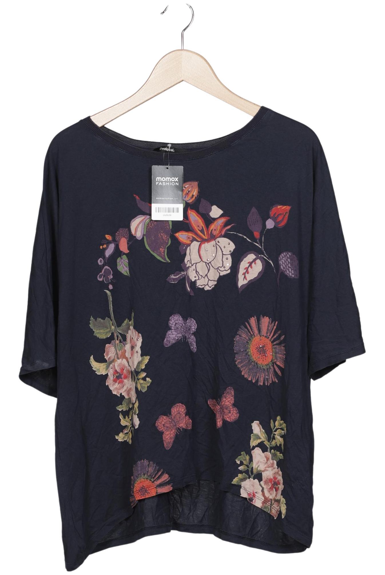 

Desigual Damen T-Shirt, marineblau, Gr. 42