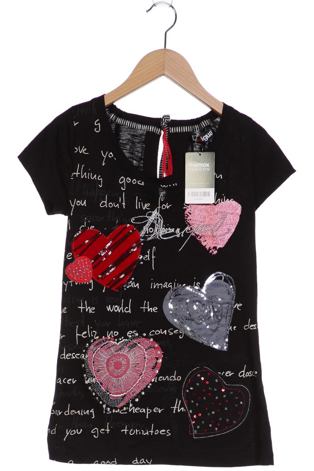 

Desigual Damen T-Shirt, schwarz