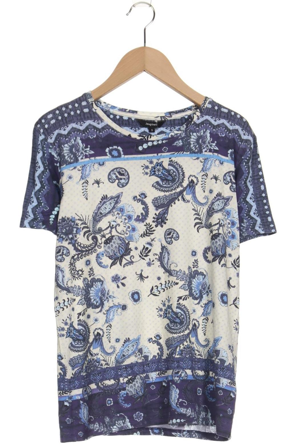 

Desigual Damen T-Shirt, marineblau, Gr. 36