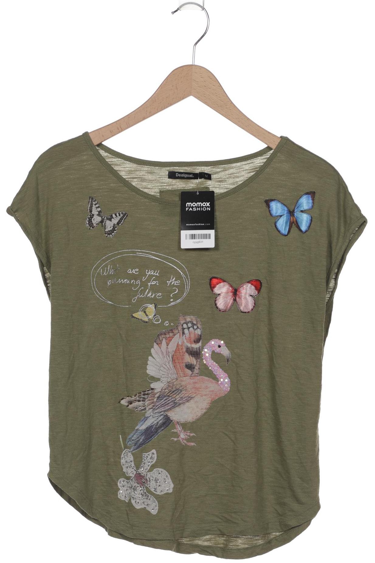 

Desigual Damen T-Shirt, grün, Gr. 38