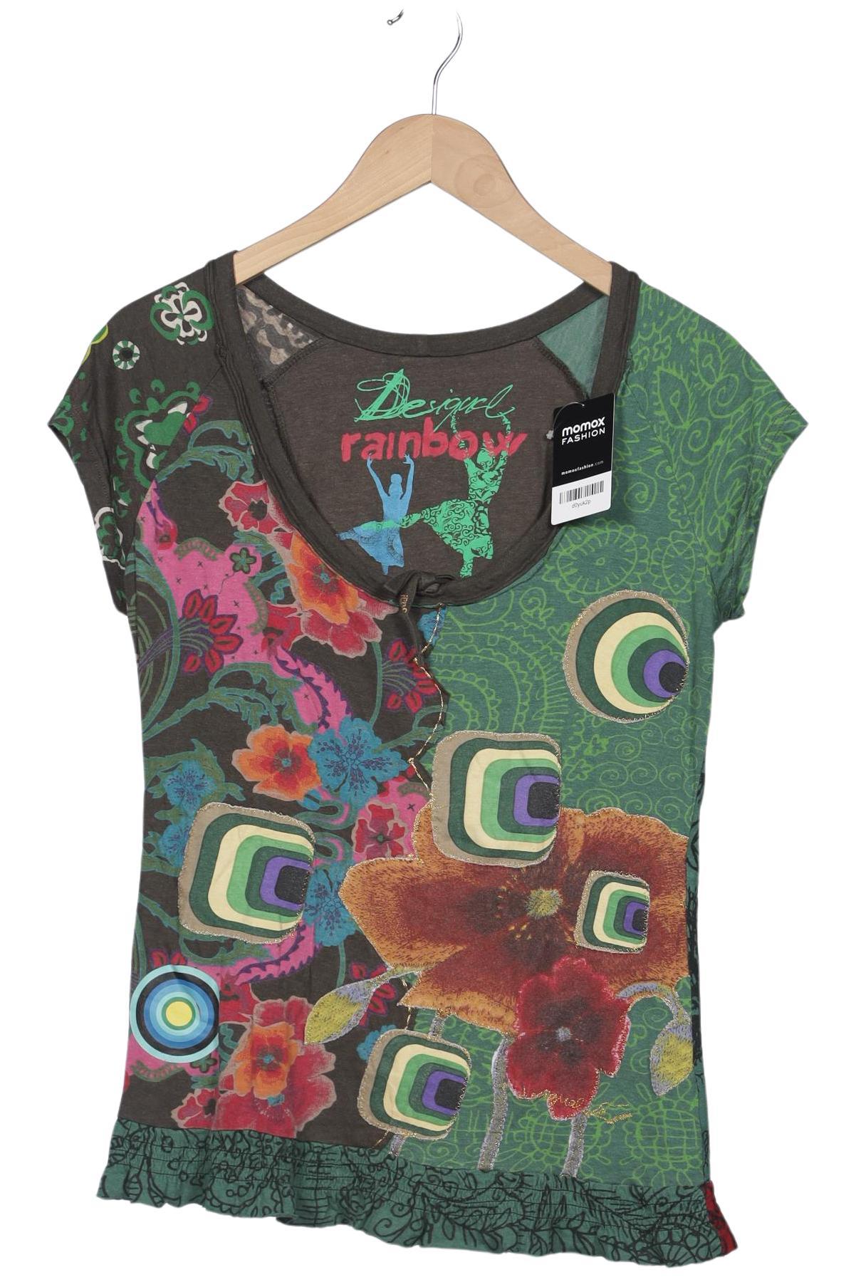 

Desigual Damen T-Shirt, grün, Gr. 44