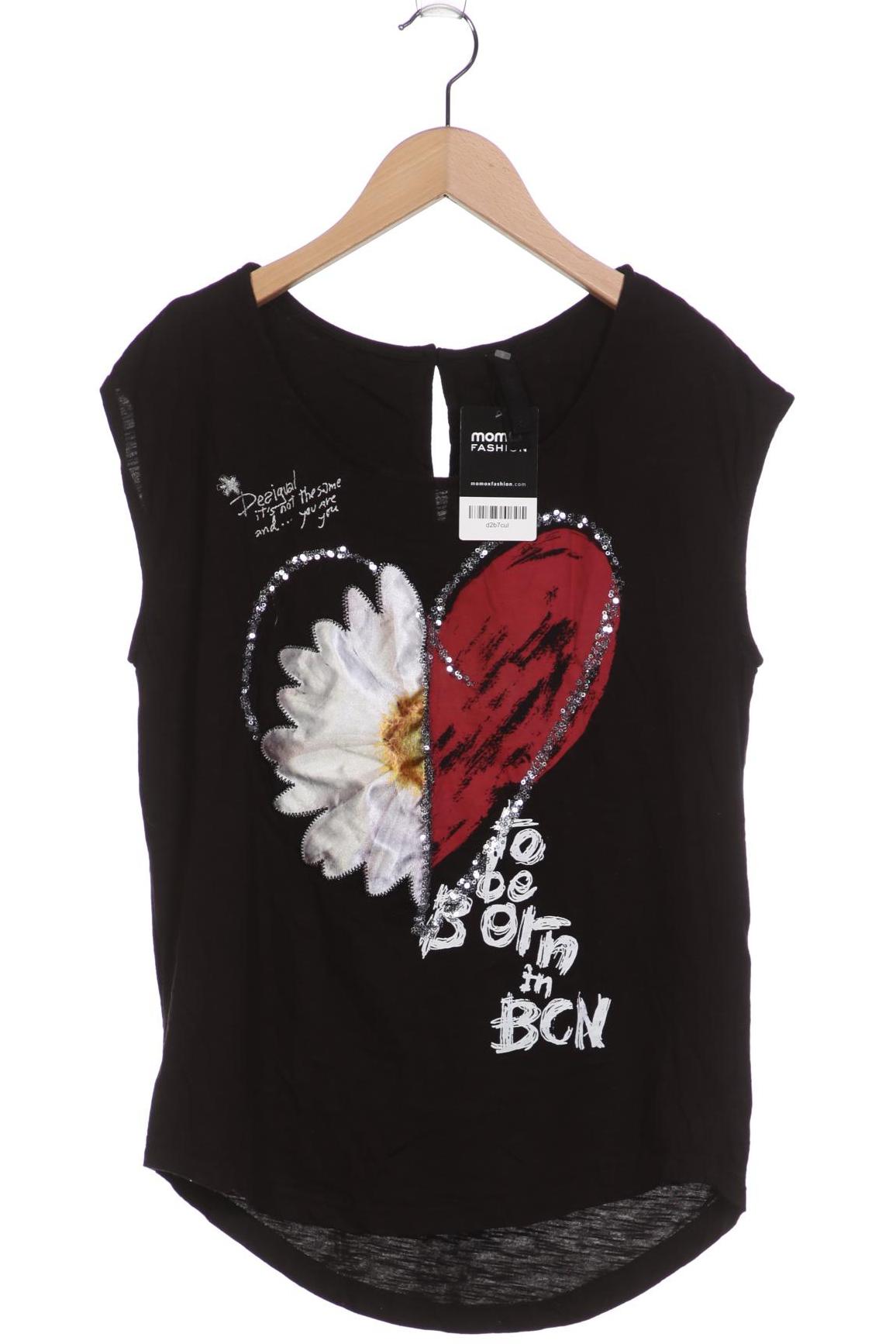 

Desigual Damen T-Shirt, schwarz
