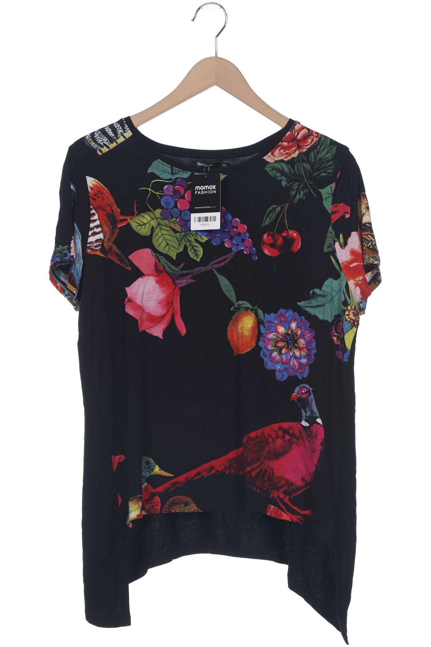

Desigual Damen T-Shirt, schwarz, Gr. 46