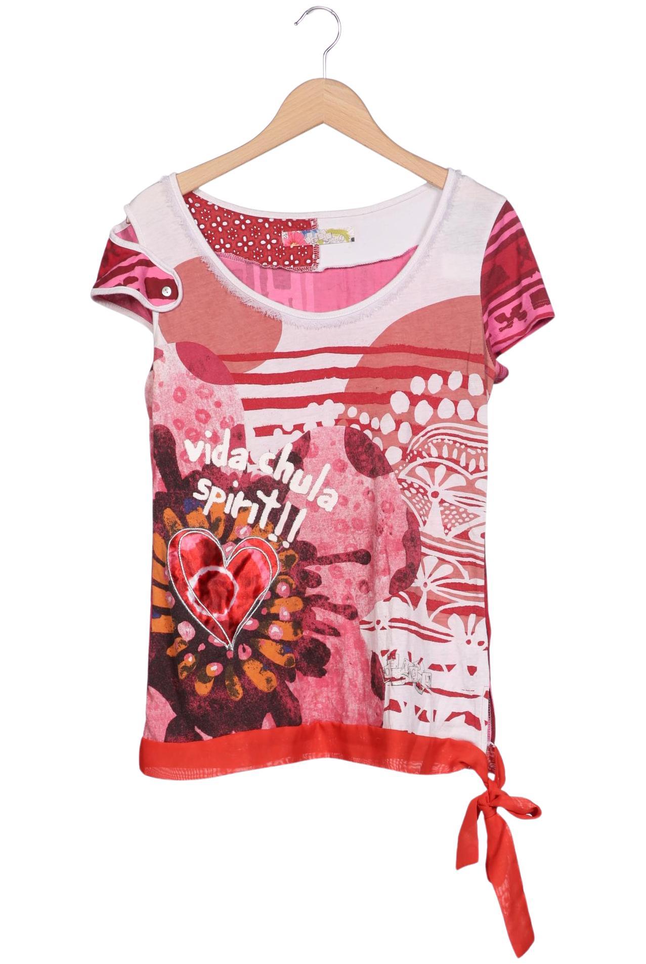 

Desigual Damen T-Shirt, mehrfarbig, Gr. 42