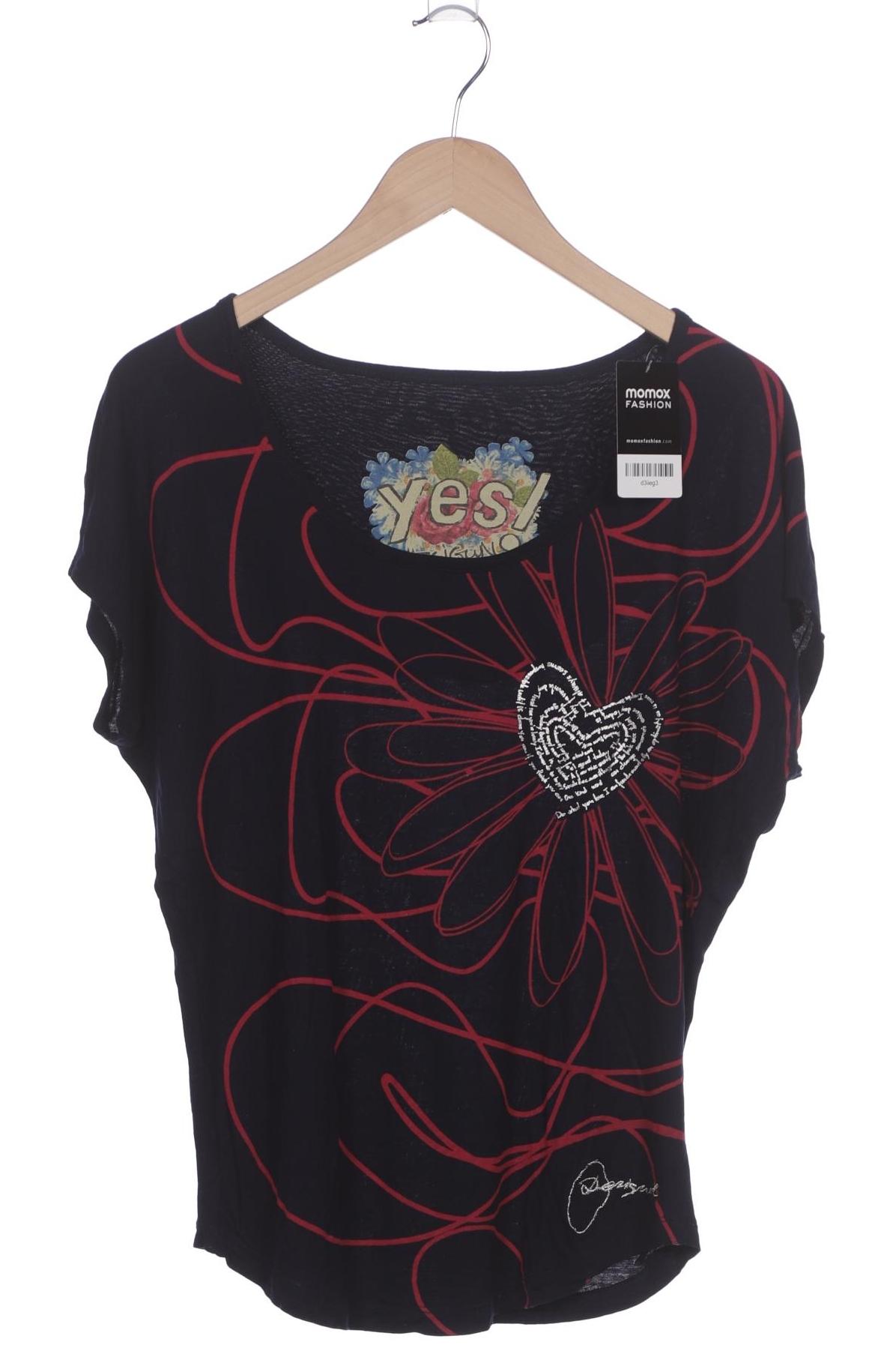 

Desigual Damen T-Shirt, marineblau, Gr. 36