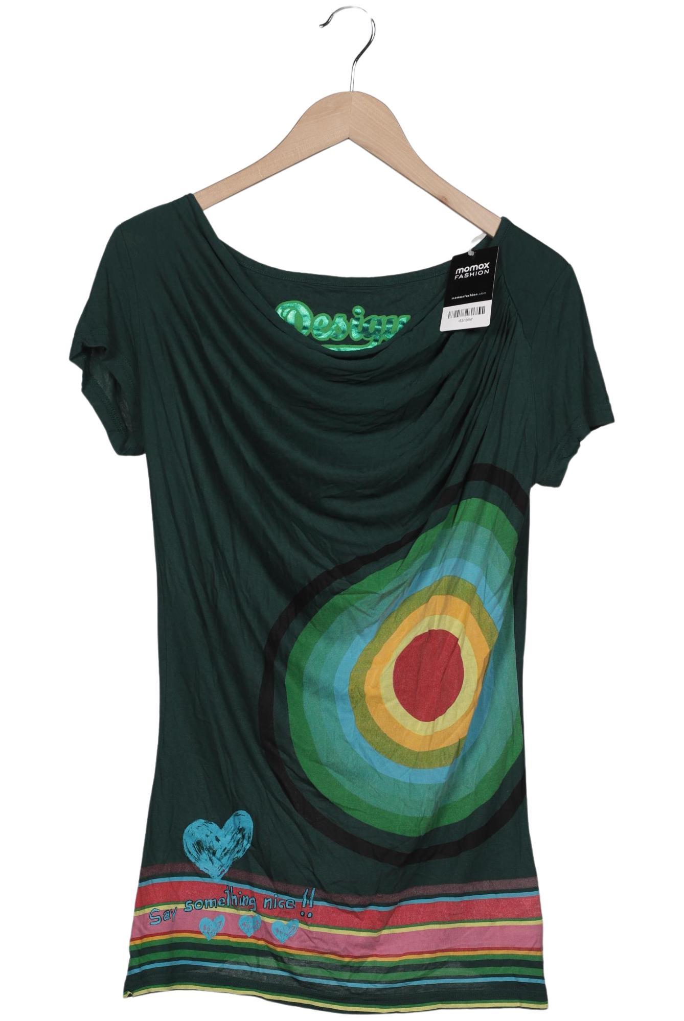 

Desigual Damen T-Shirt, grün, Gr. 42