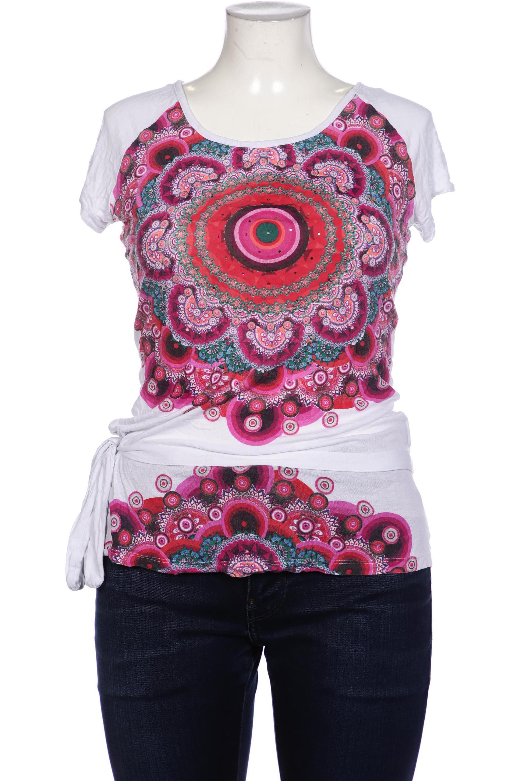 

Desigual Damen T-Shirt, weiß, Gr. 42