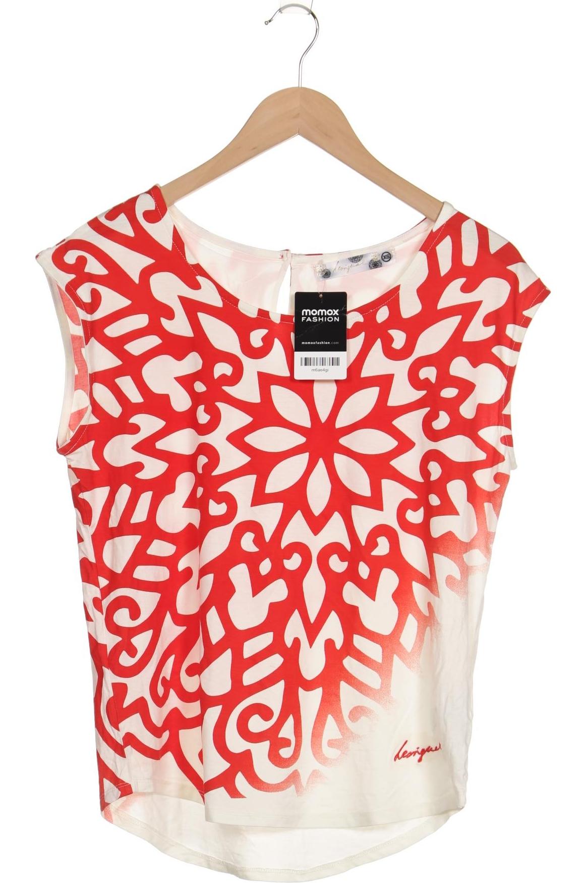 

Desigual Damen T-Shirt, rot, Gr. 34