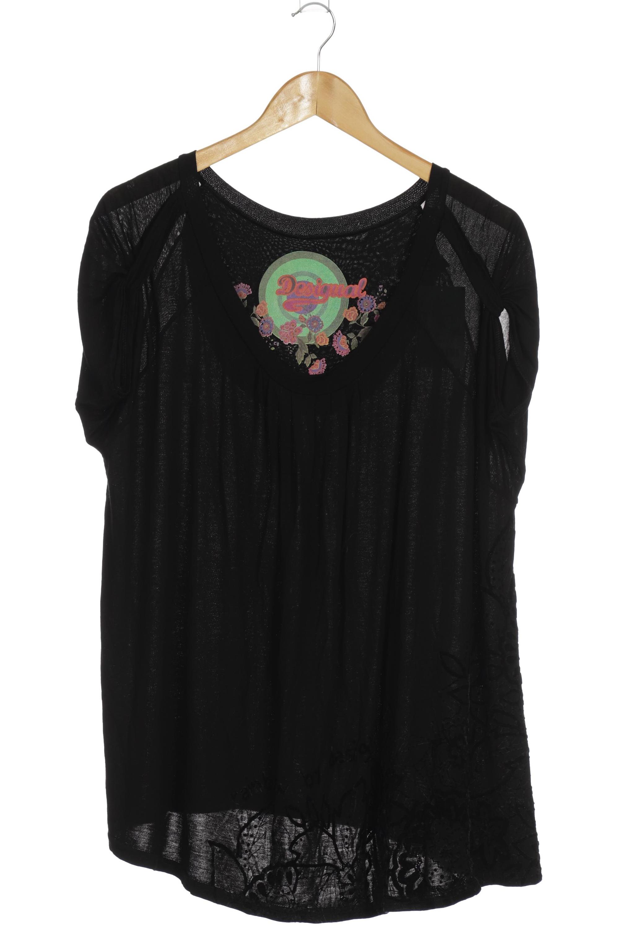 

Desigual Damen T-Shirt, schwarz, Gr. 42