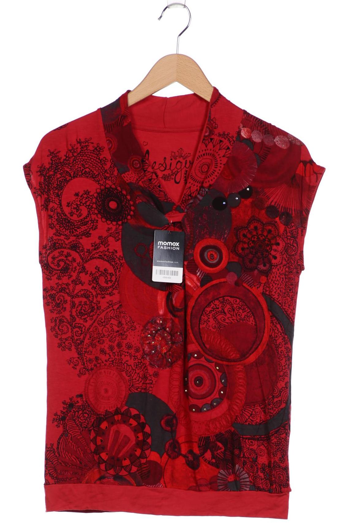 

Desigual Damen T-Shirt, rot, Gr. 42