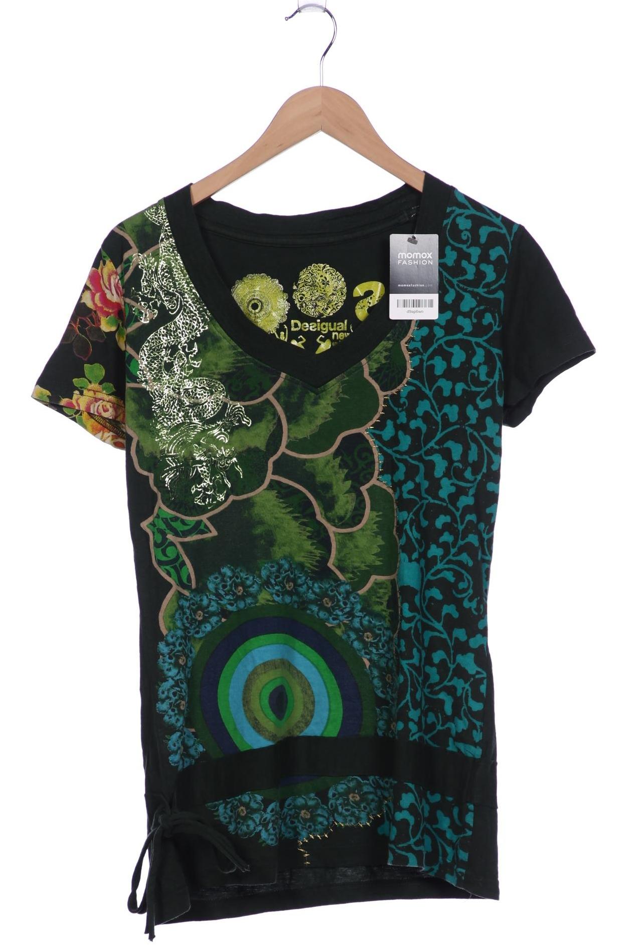 

Desigual Damen T-Shirt, grün, Gr. 44