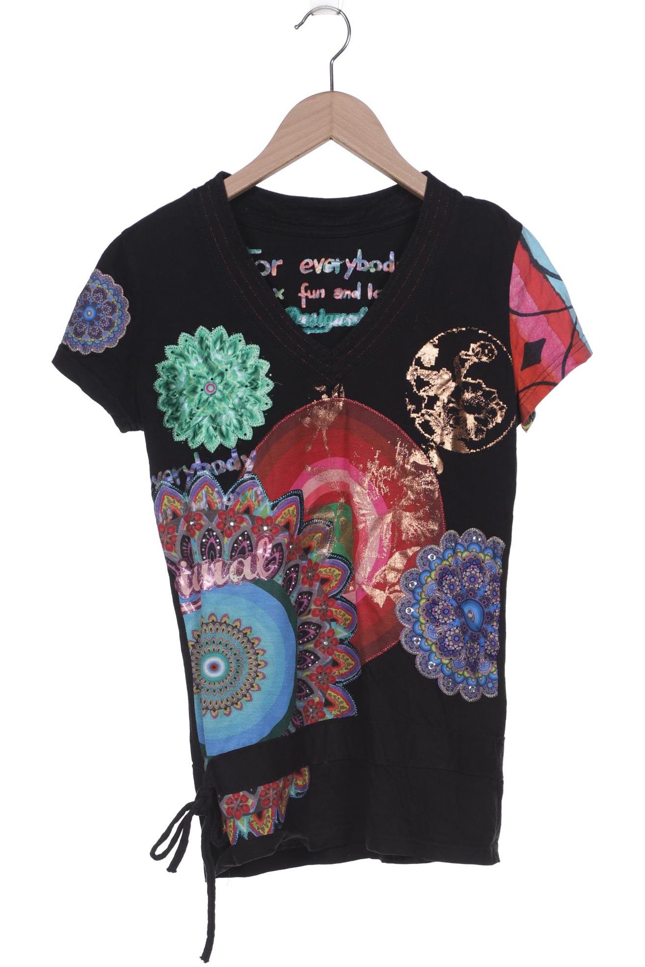 

Desigual Damen T-Shirt, schwarz