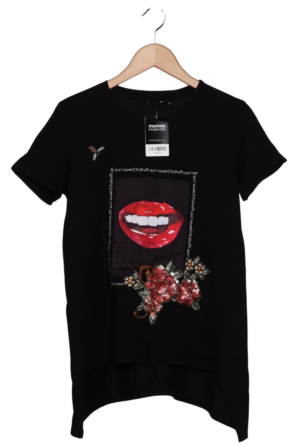 

Desigual Damen T-Shirt, schwarz, Gr. 36