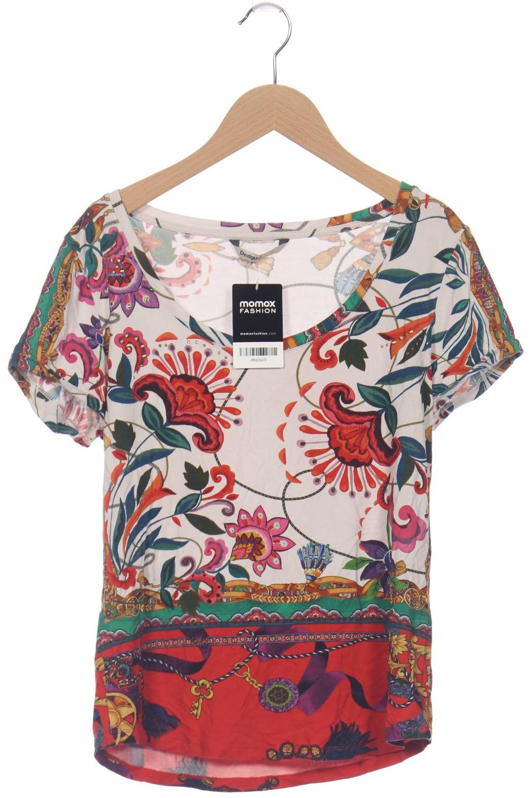 

Desigual Damen T-Shirt, mehrfarbig, Gr. 38