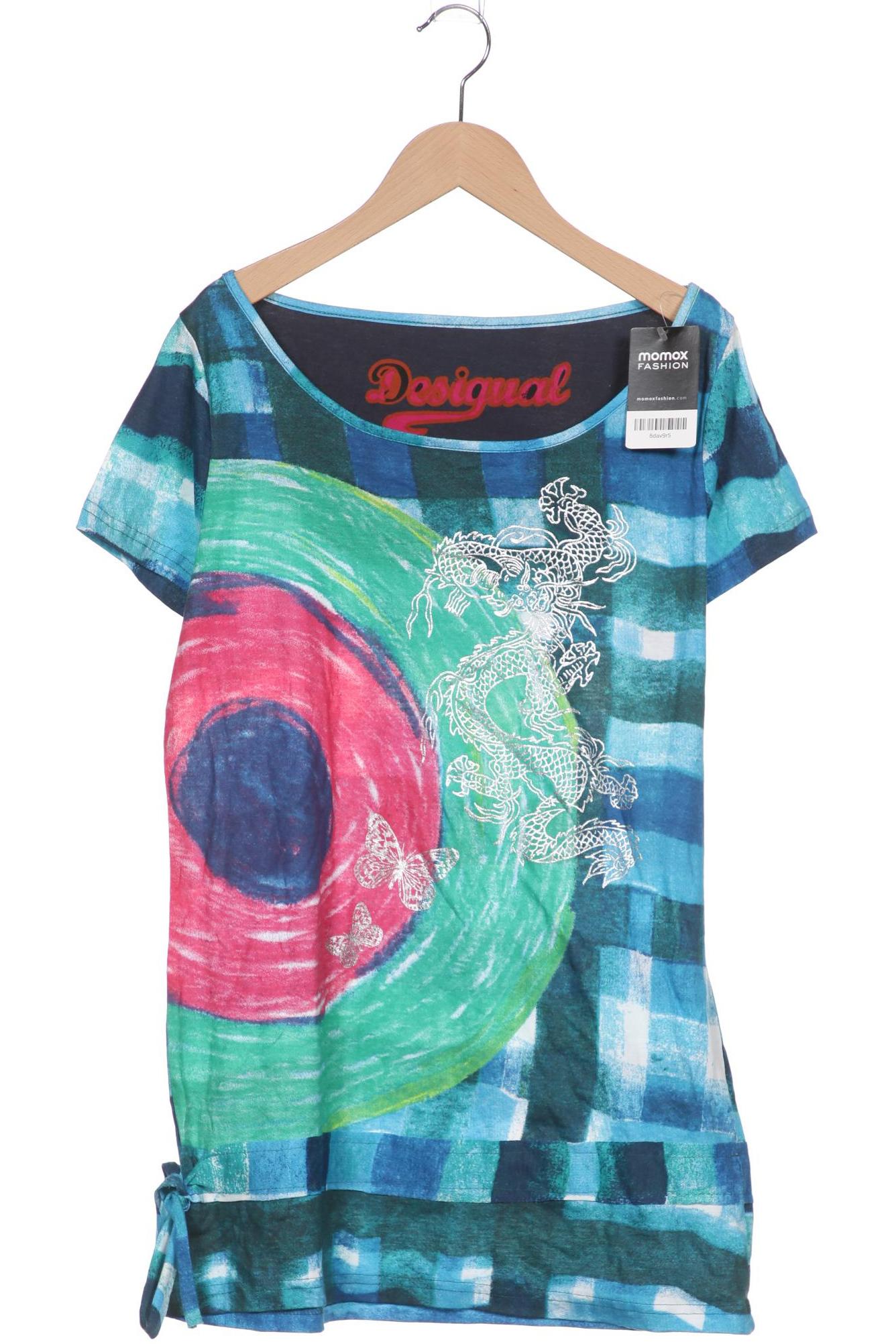 

Desigual Damen T-Shirt, blau