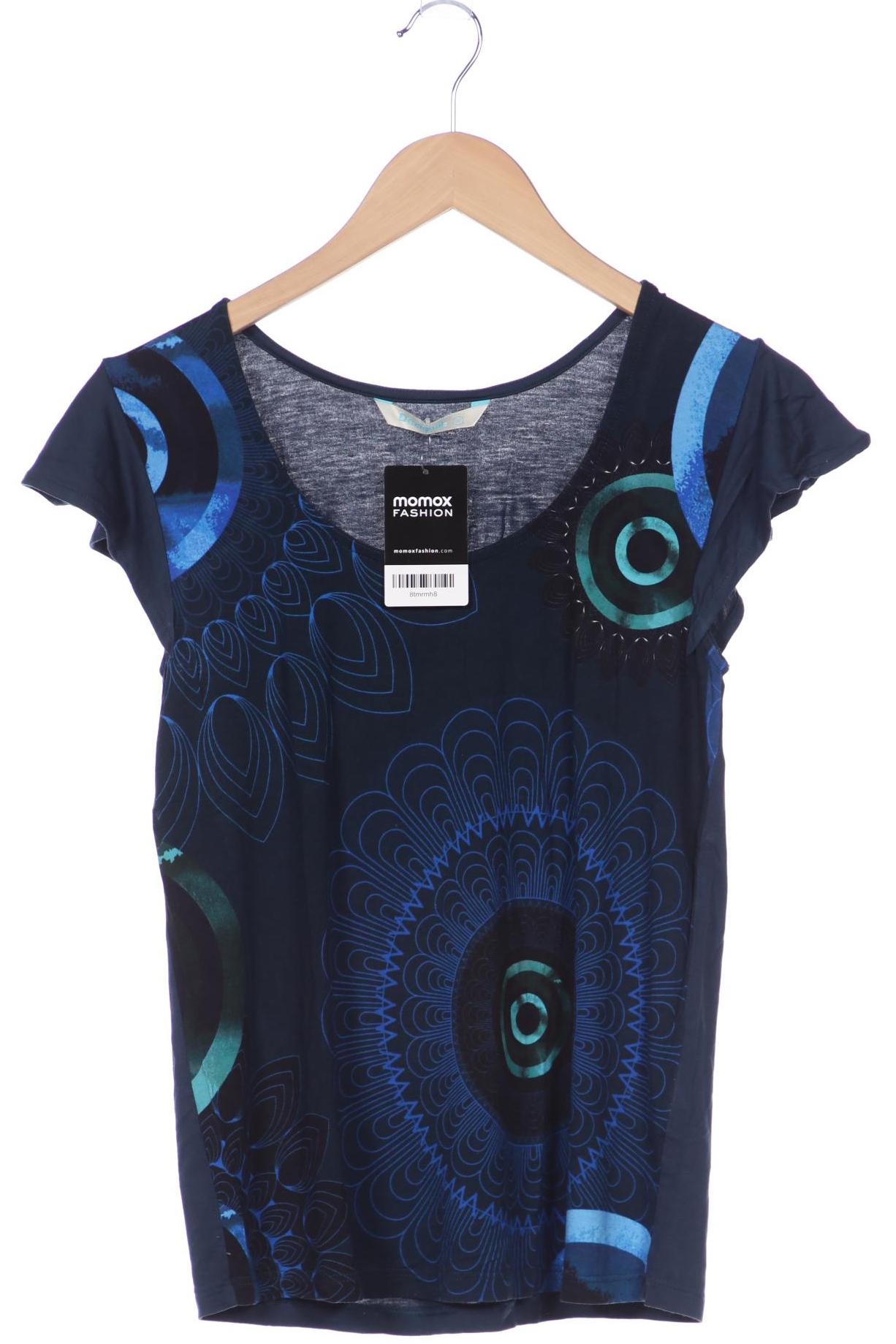 

Desigual Damen T-Shirt, marineblau, Gr. 36