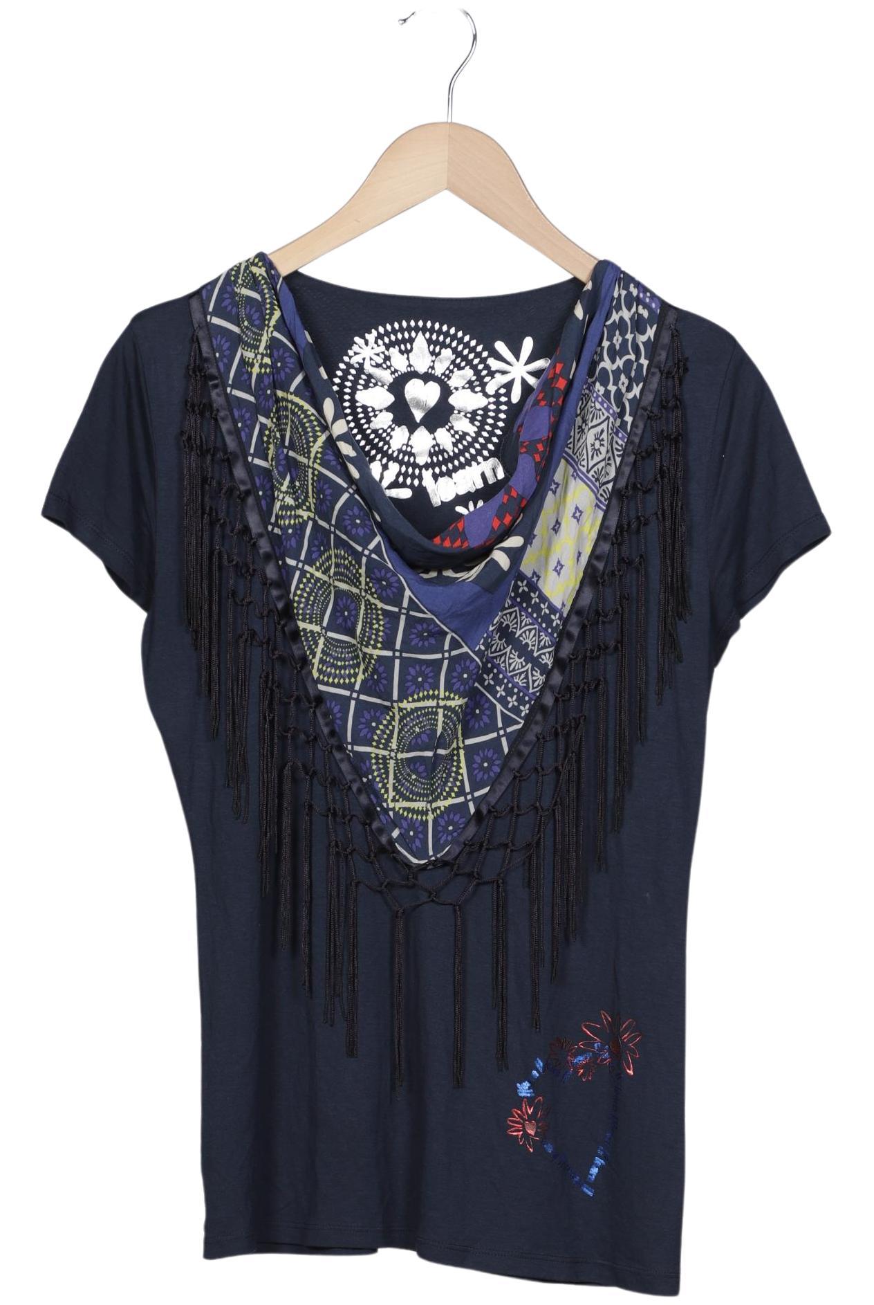 

Desigual Damen T-Shirt, marineblau, Gr. 38
