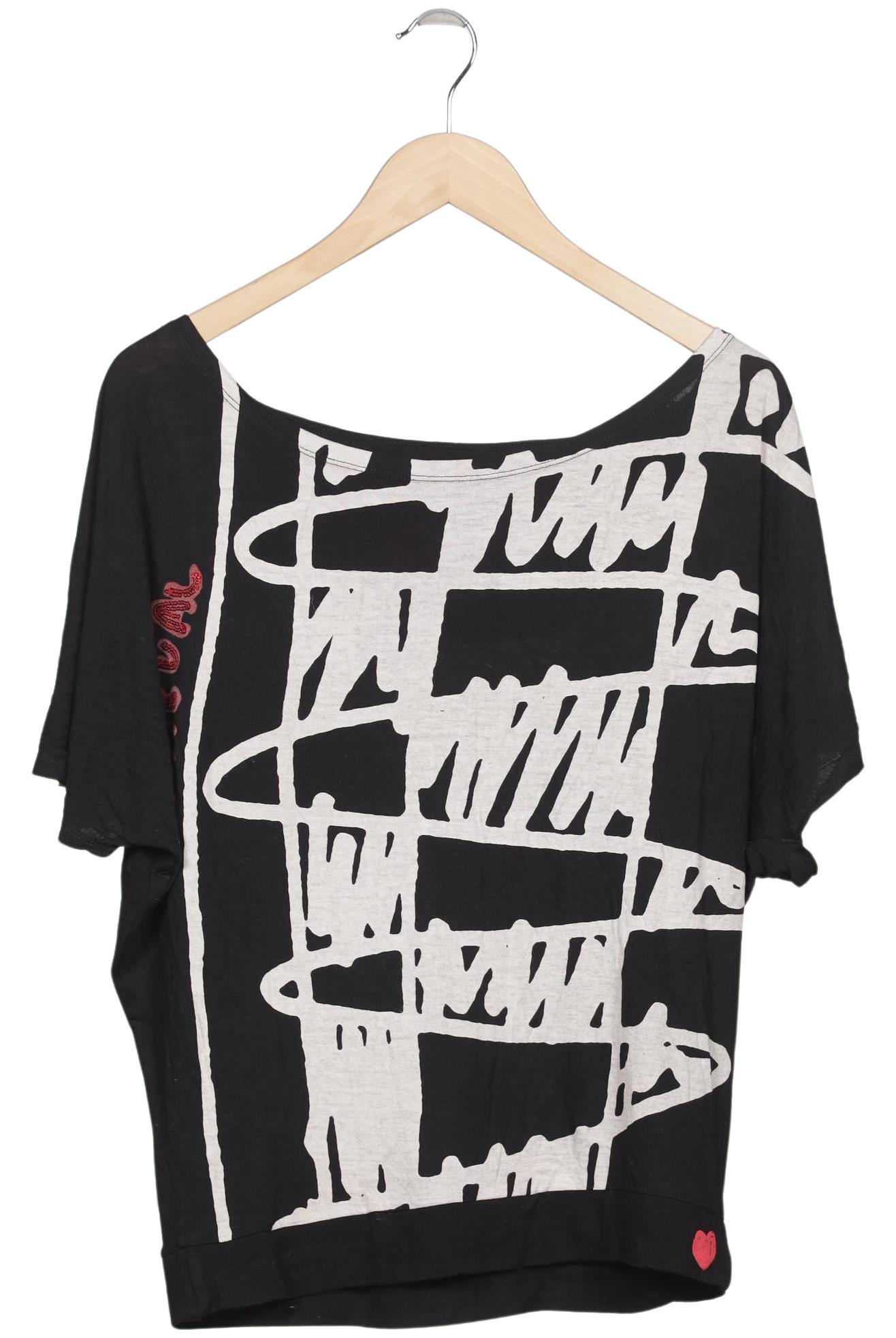 

Desigual Damen T-Shirt, schwarz, Gr. 42