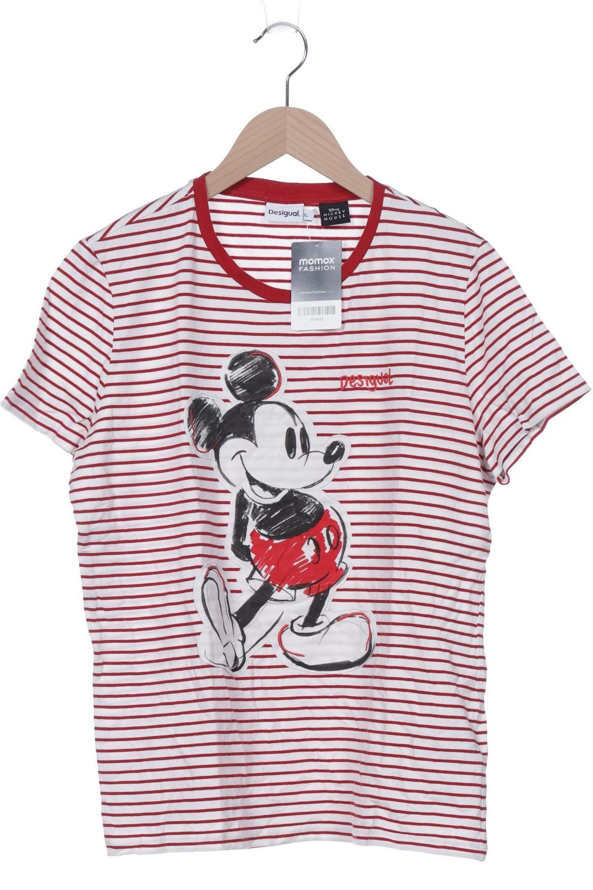 

Desigual Damen T-Shirt, rot, Gr. 44