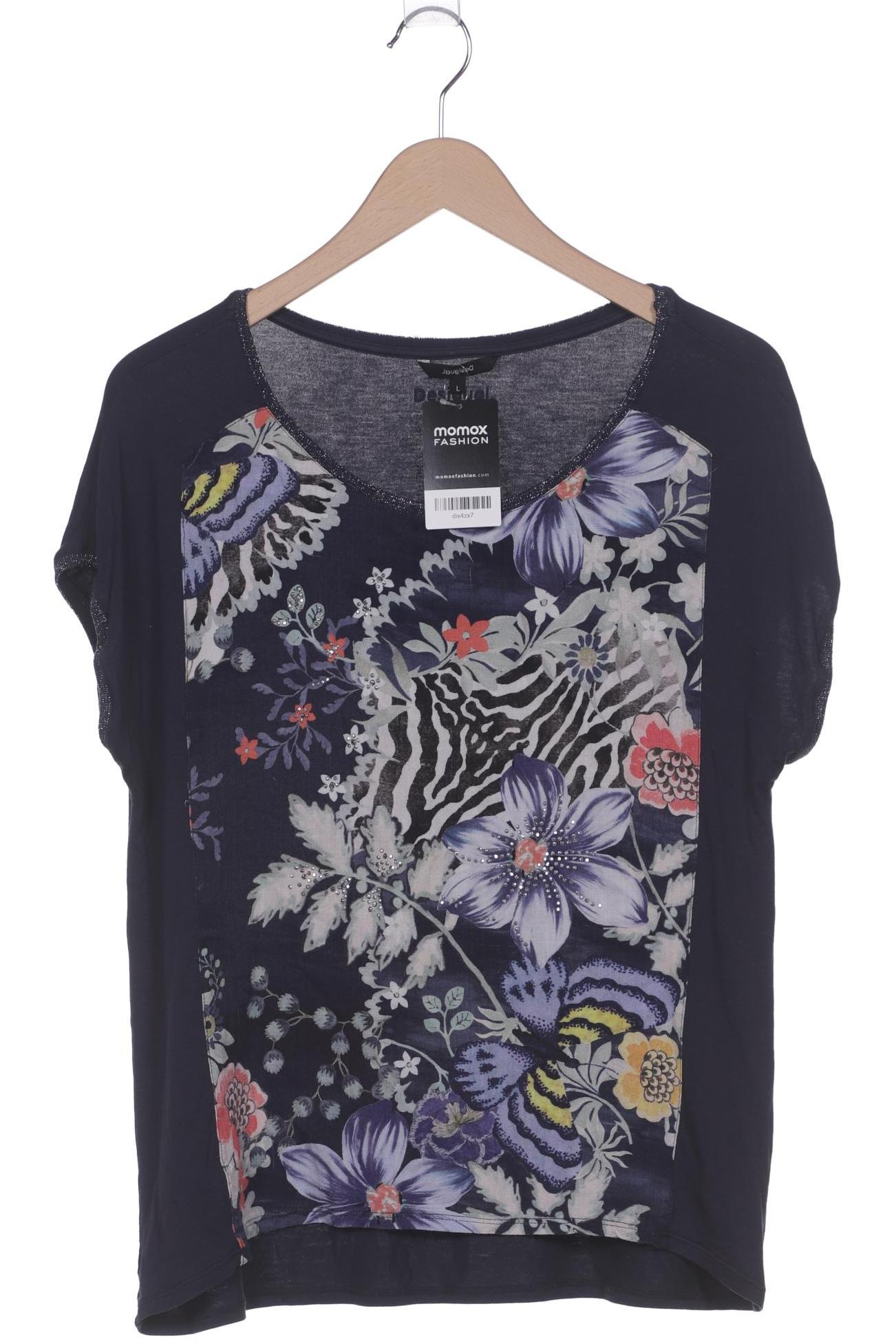

Desigual Damen T-Shirt, marineblau, Gr. 42
