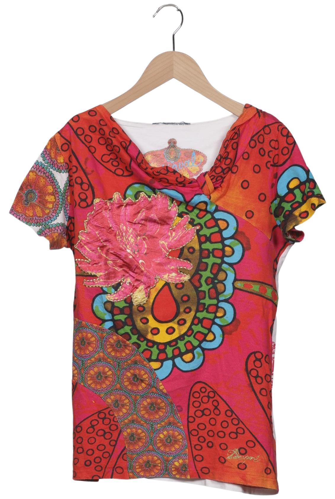 

Desigual Damen T-Shirt, mehrfarbig, Gr. 44