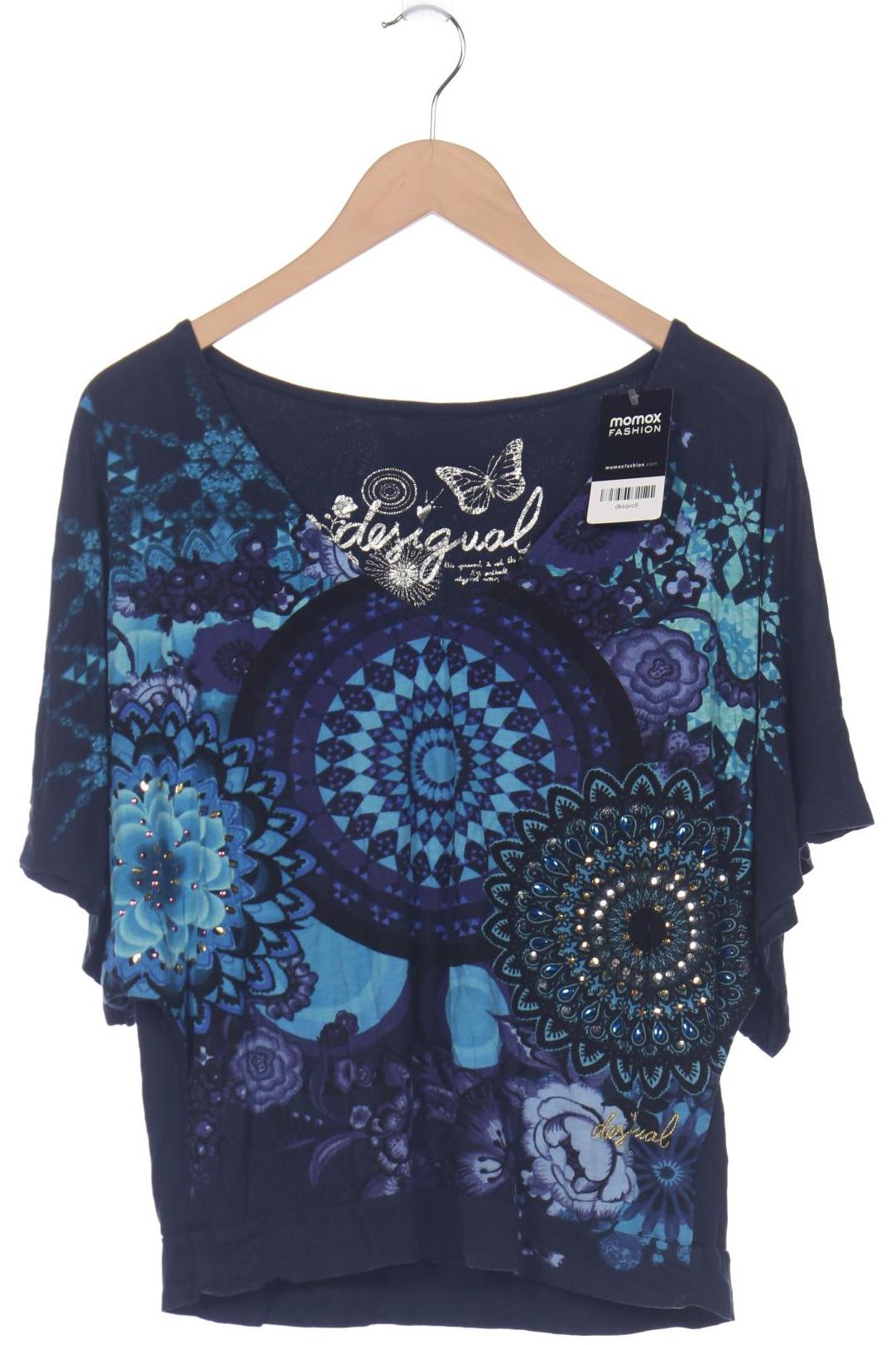 

Desigual Damen T-Shirt, blau, Gr. 42