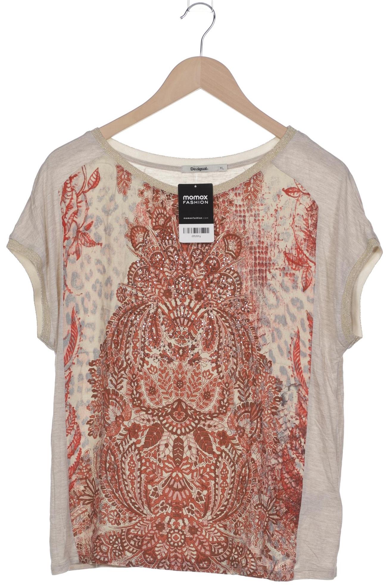 

Desigual Damen T-Shirt, beige, Gr. 44