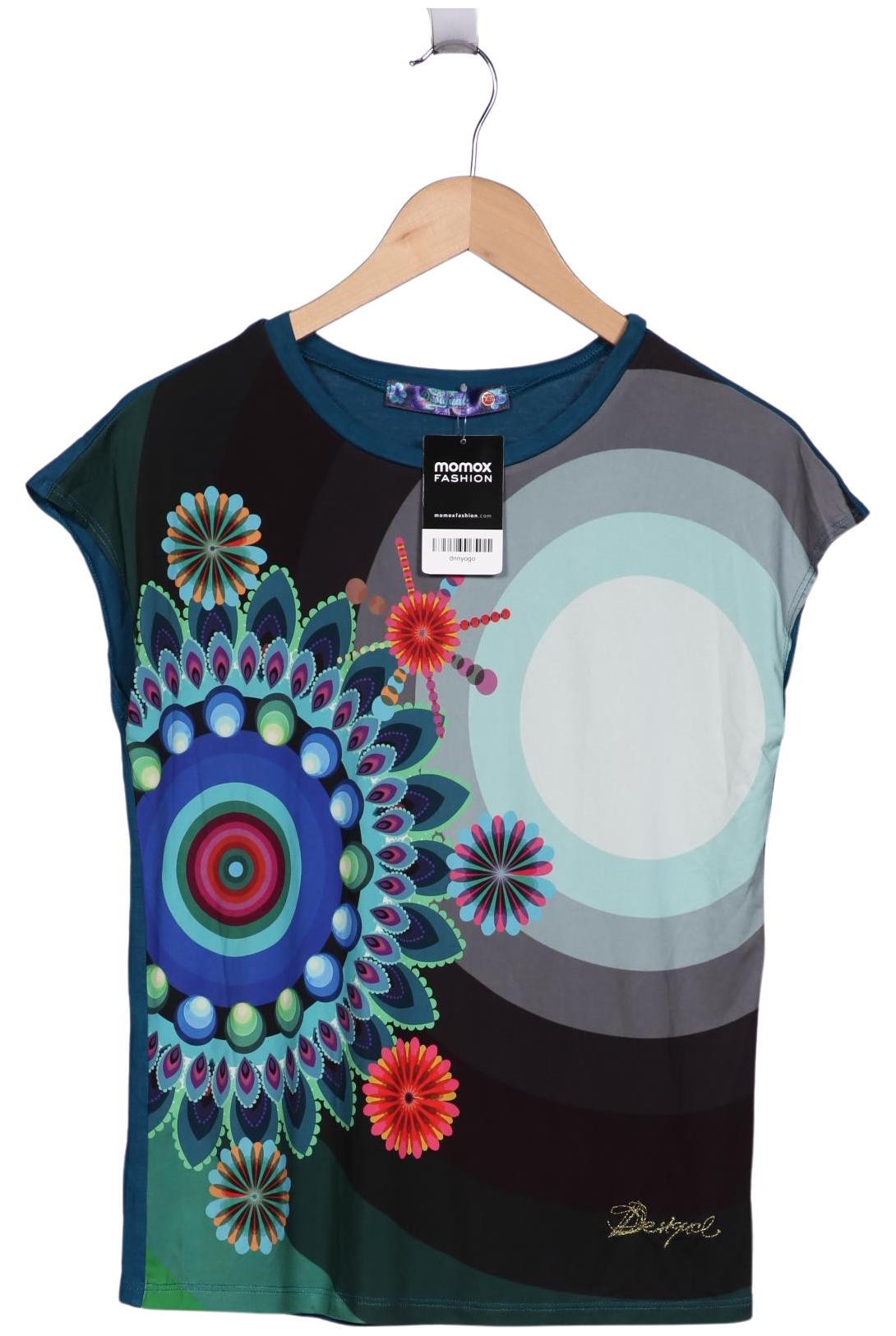 

Desigual Damen T-Shirt, mehrfarbig, Gr. 34